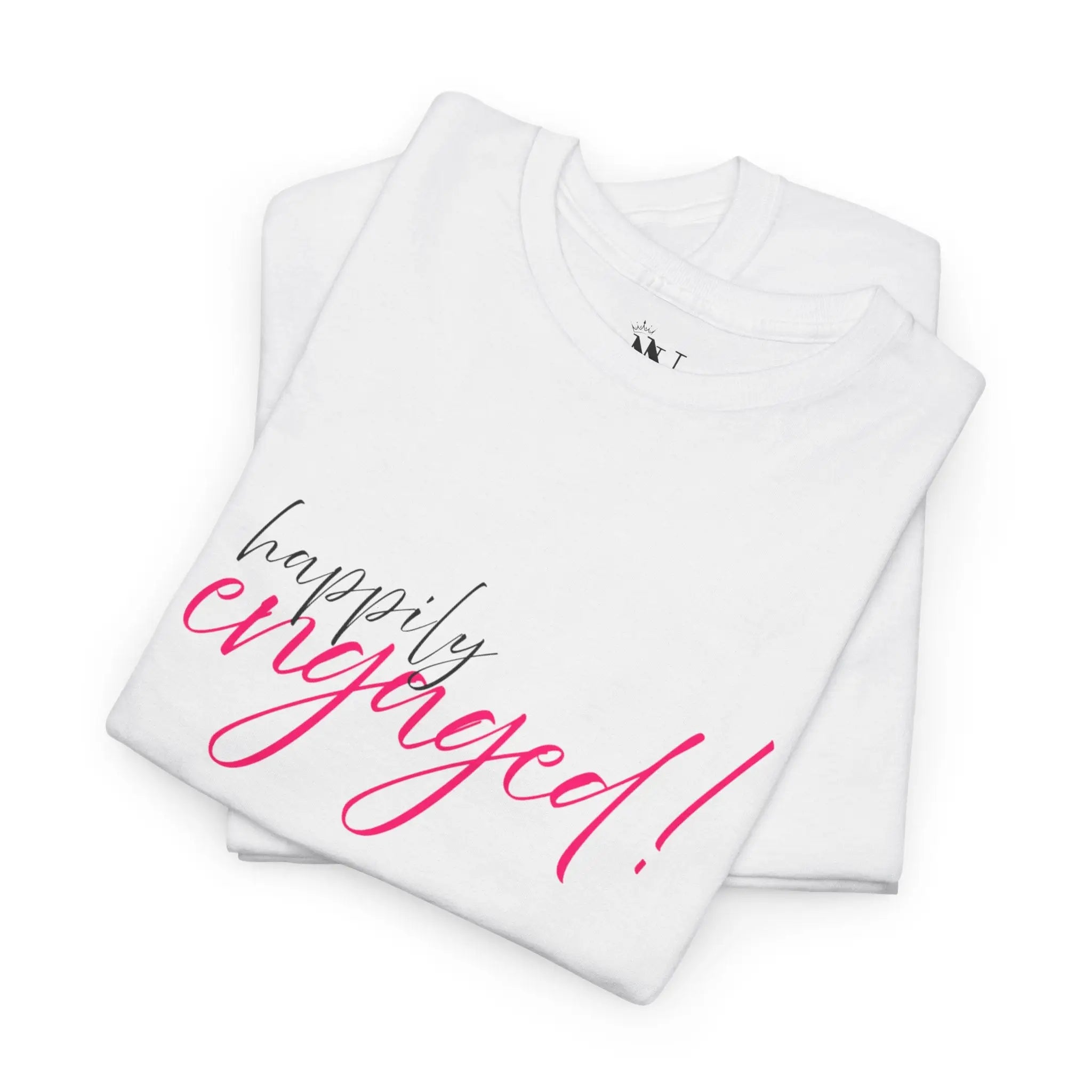 Happily Engaged! | Mix & Match Cotton Unisex Fun-Flirty Lovers’ T-Shirts