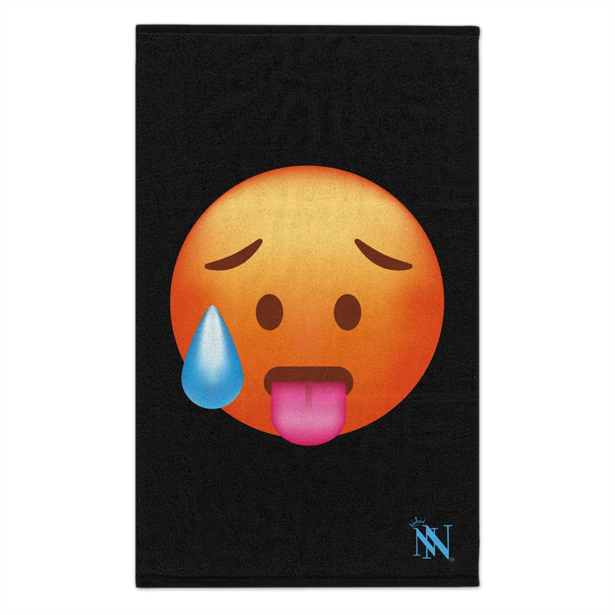 Hot Emoji Black | Mix & Match Soft Fun-Flirty Lovers’ Towels