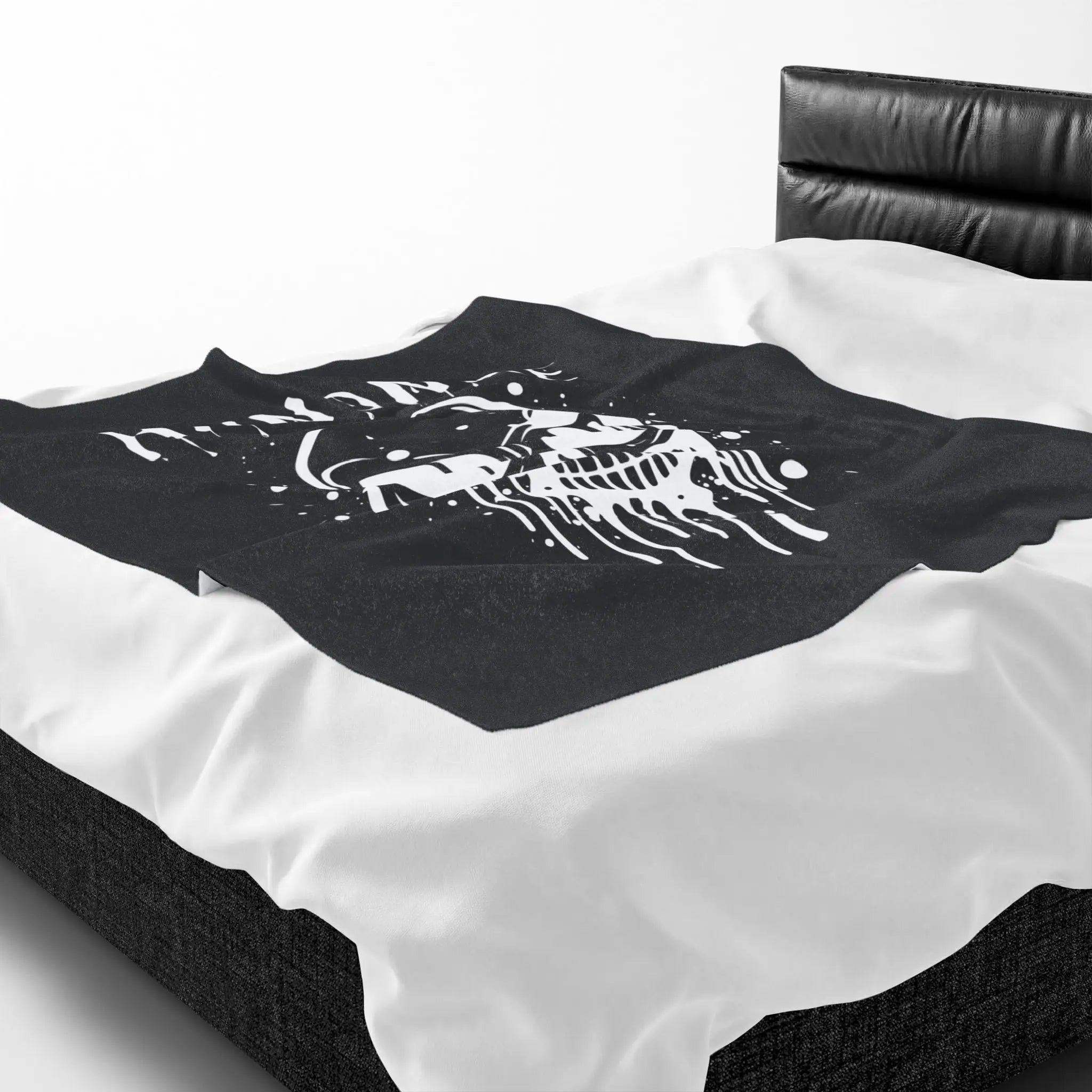 Rain On Me Splattered Skull | Nectar Napkins Fun-Flirty Lovers’ Blankets