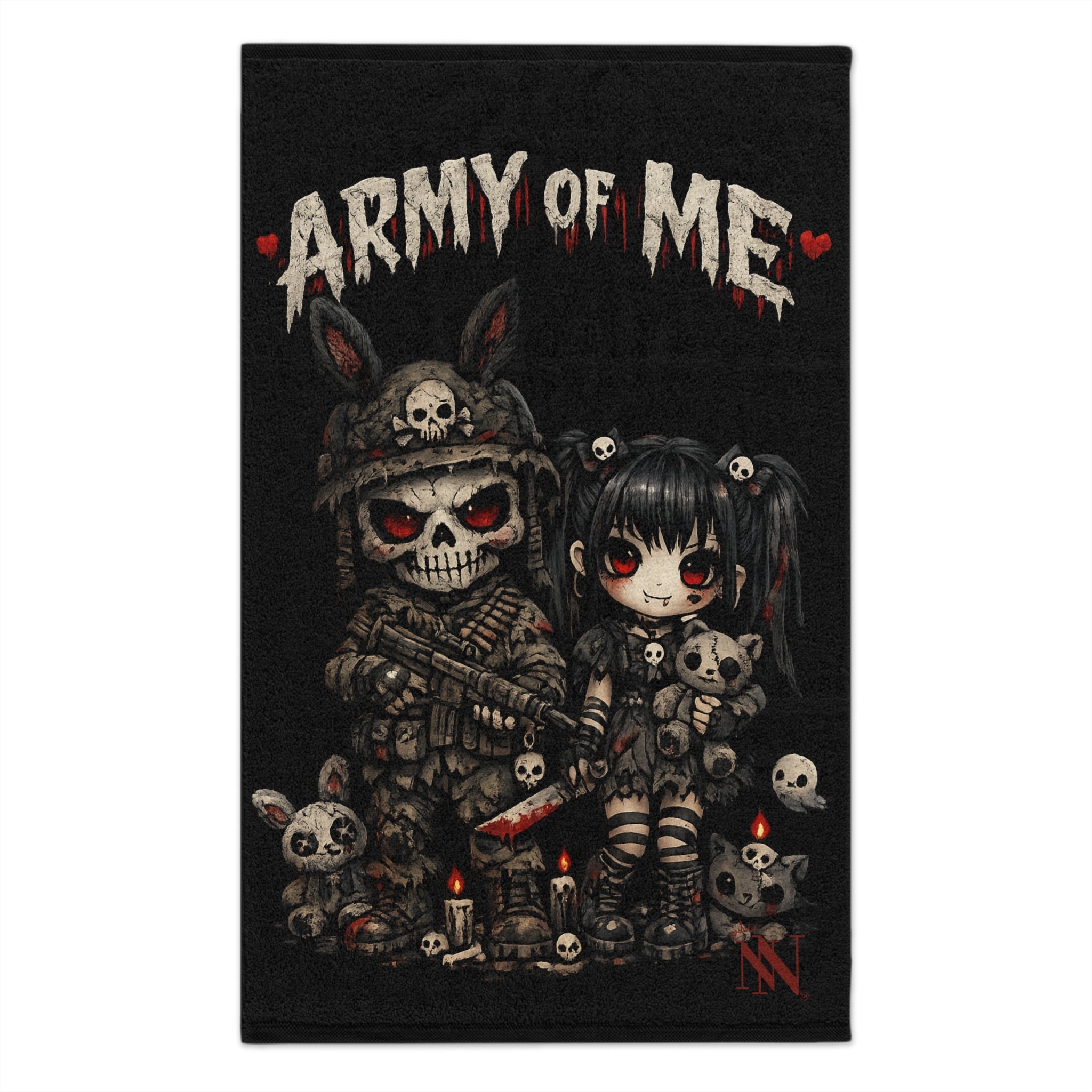 Army of Me Gothic Sex Towel