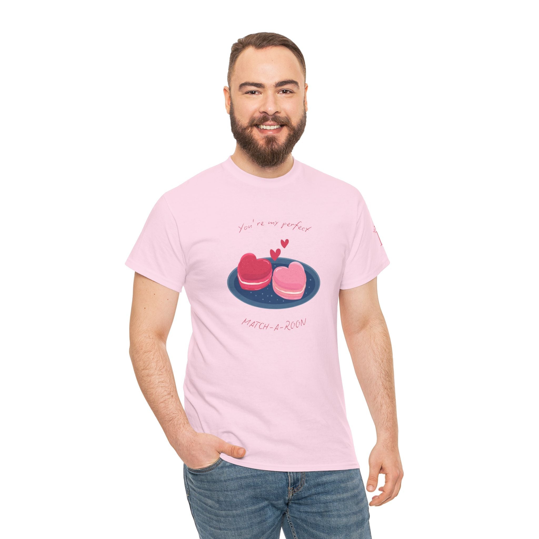 You’re My Perfect Match-A-Roon | Mix & Match Cotton Unisex Fun-Flirty Lovers’ T-Shirts