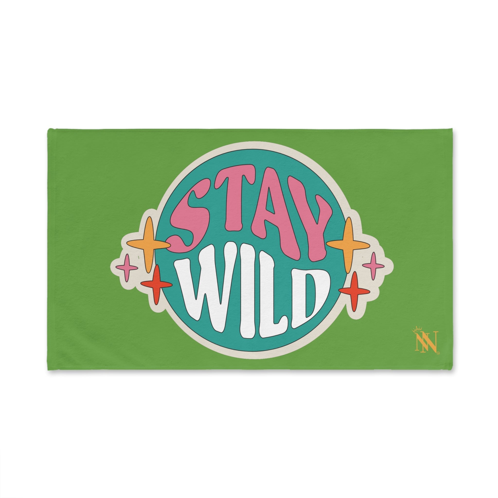Stay Wild Retro Sticker Lime Green | Mix & Match Classic Fun-Flirty Loversâ Towels