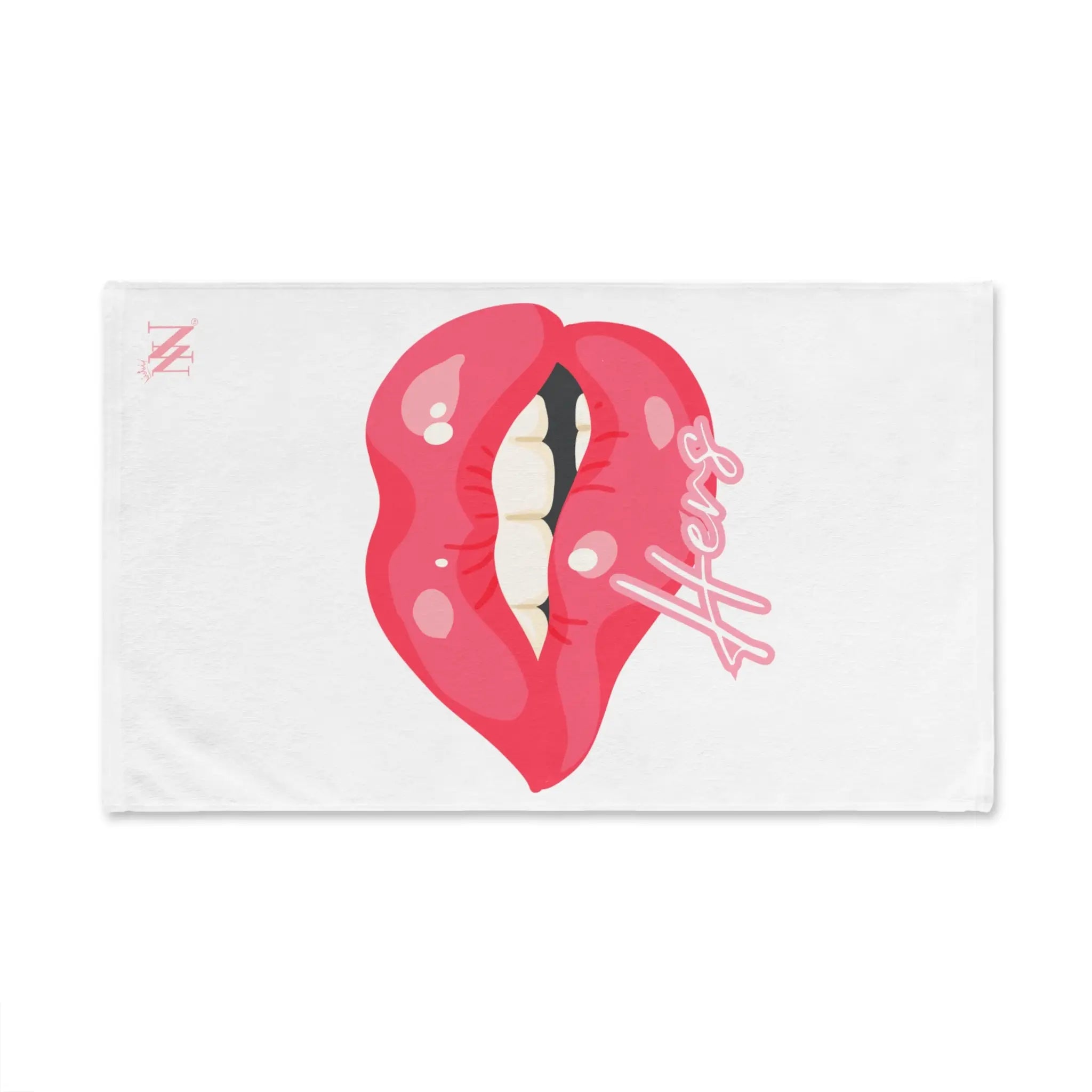 Hers Biting Lip Cum Towel