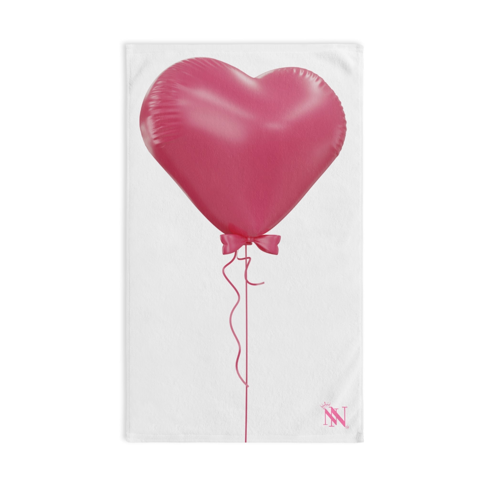 Pink Heart Balloon Bow 3D Print | Mix & Match Original Fun-Flirty Lovers’ Towels