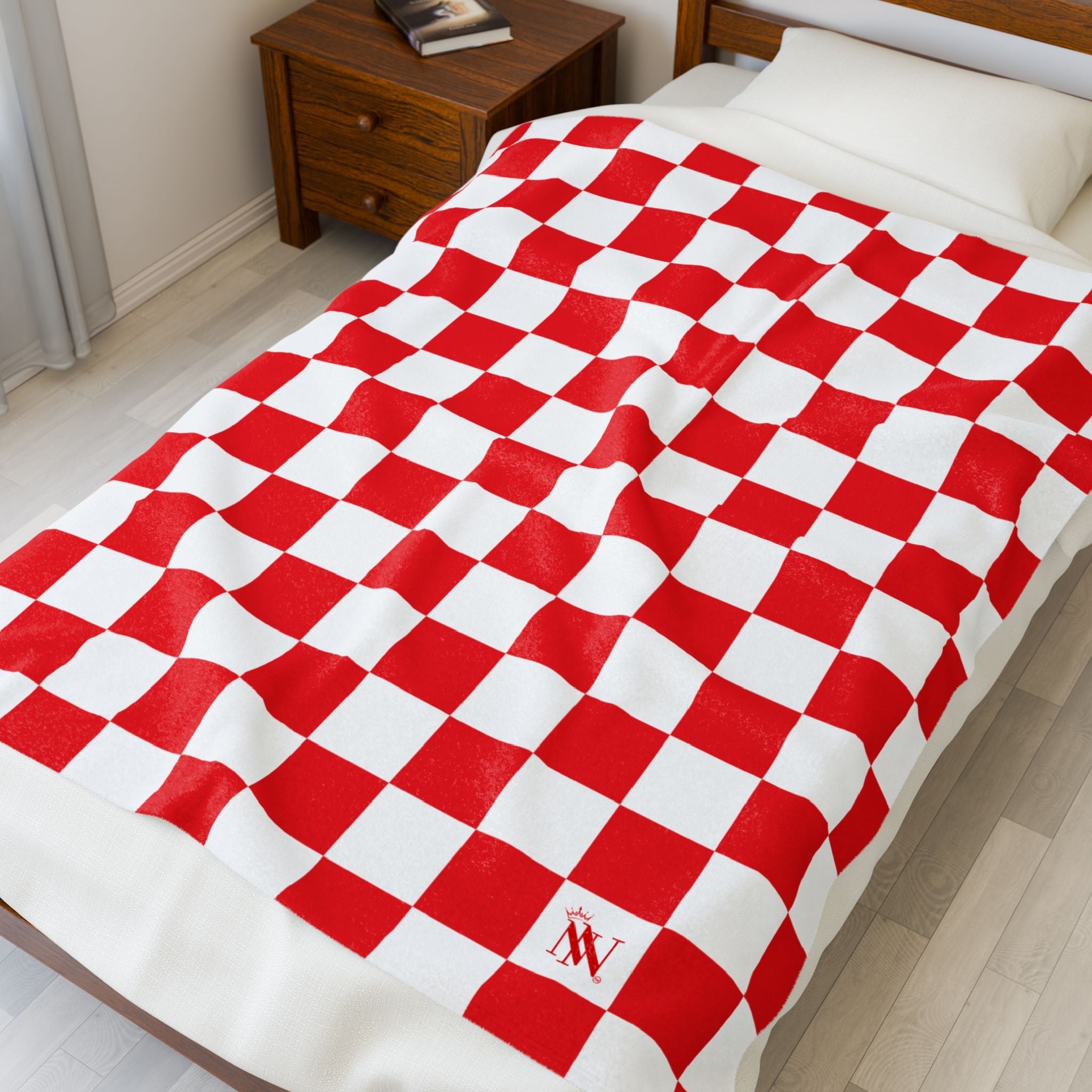 Red Checkered Past | Mix & Match Fun-Flirty Lovers’ Blankets