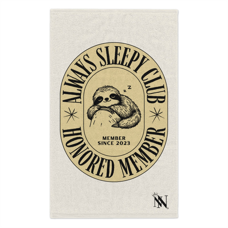 Always Sleepy Club Sloth | Mix & Match Soft Fun-Flirty Lovers’ Towels