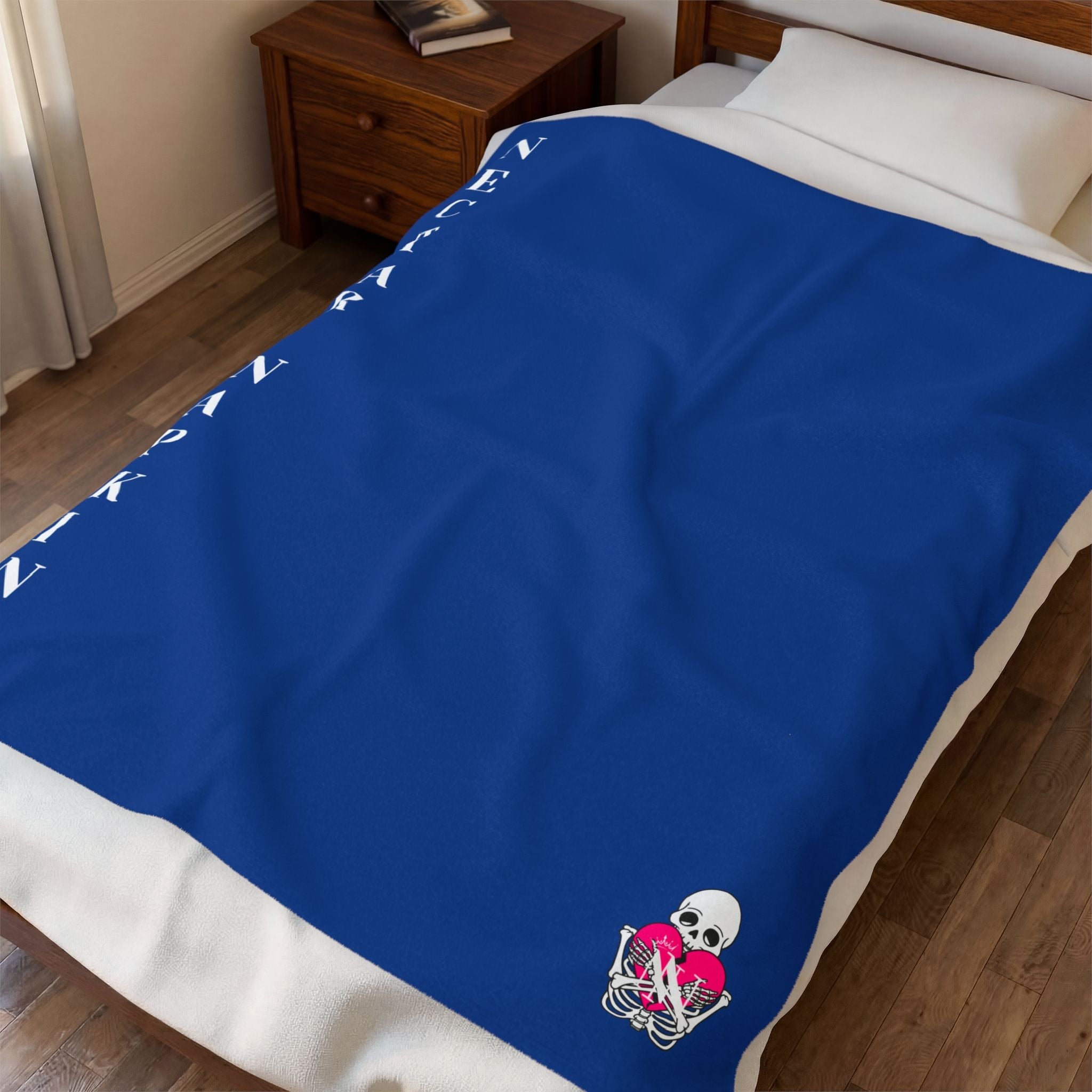 Nectar Napkins Brand Blue Love Blanket