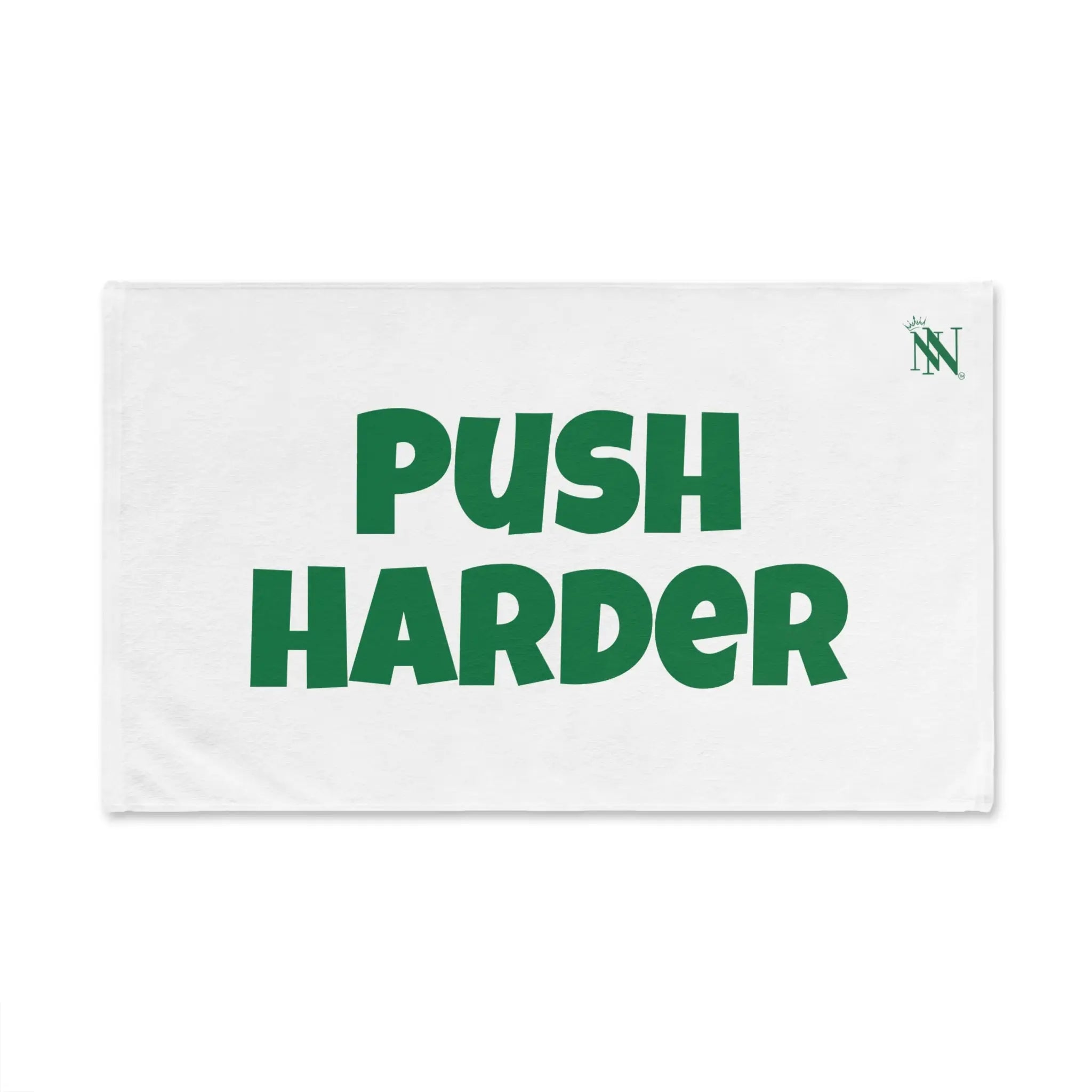 Push Harder Green | Mix & Match Original Fun-Flirty Lovers’ Towels