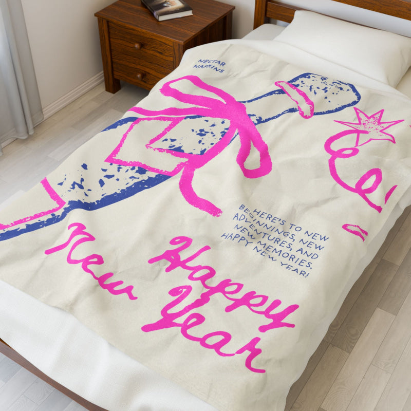 Happy New Year Beginnings | Mix & Match Soft Fun-Flirty Lovers’ Blankets