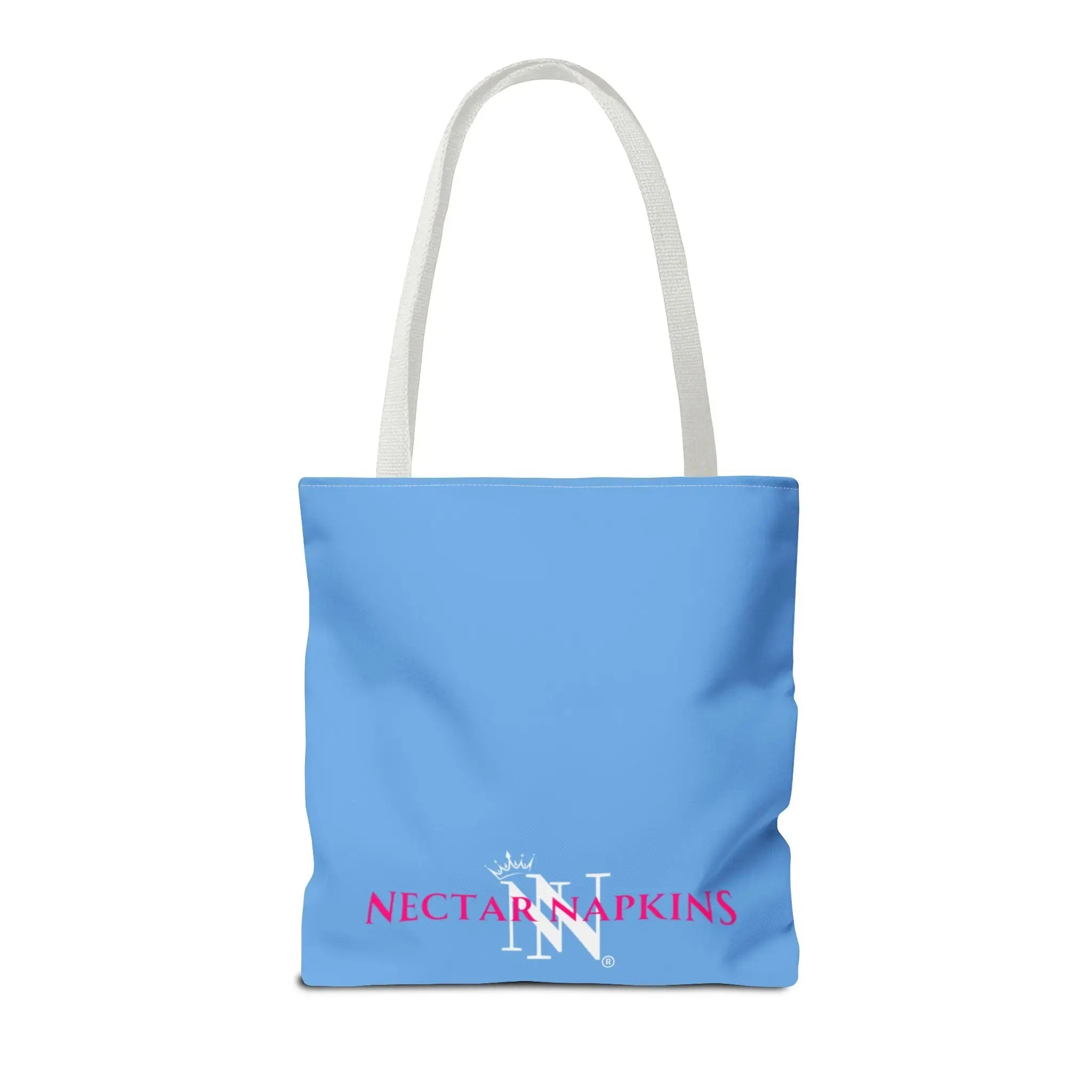 Nectar Napkins Brand Light Blue Tote Bag