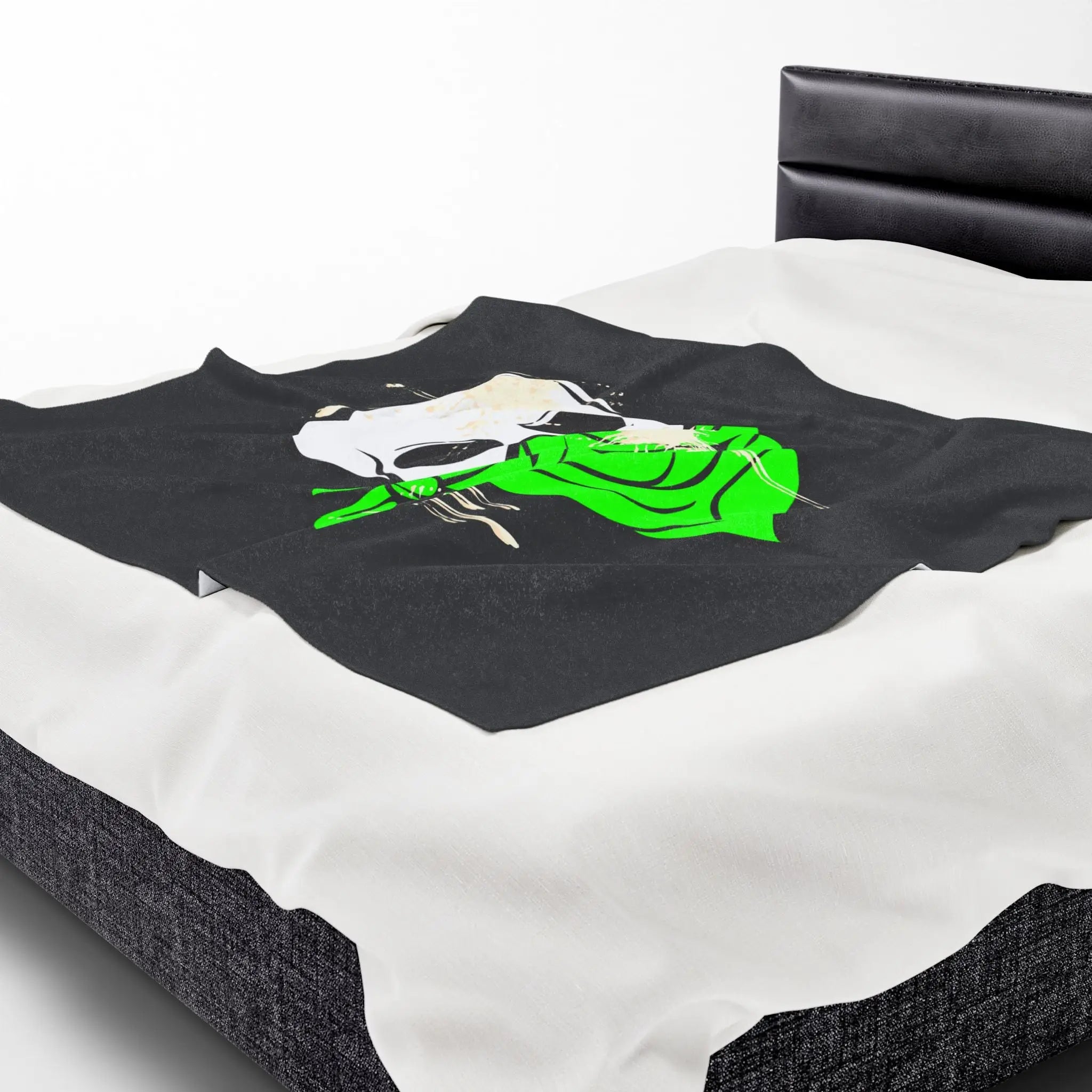 Green Cum Bandit | Mix & Match Soft Fun-Flirty Lovers’ Blankets