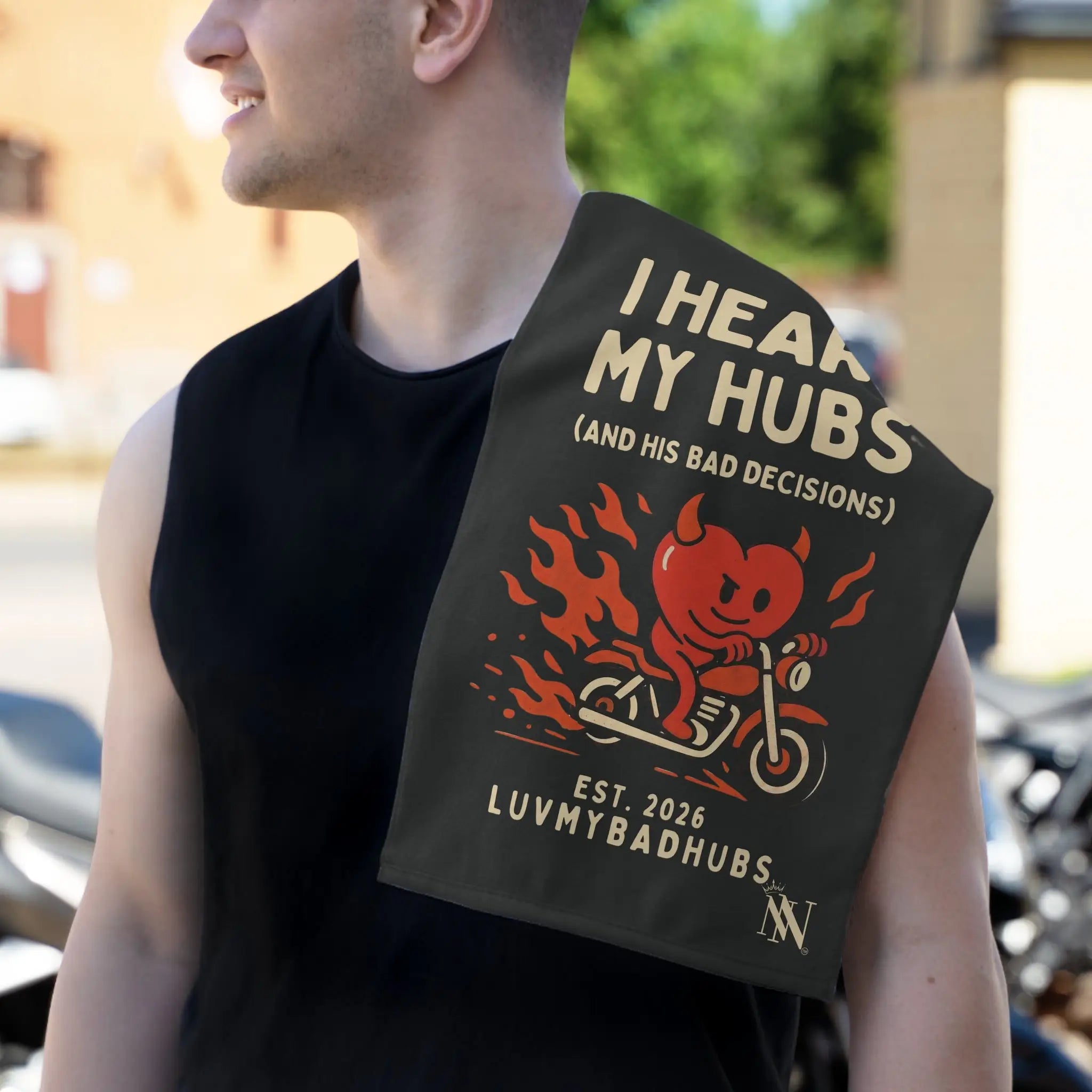 I Heart My Hubs | Mix & Match Soft Fun-Flirty Lovers’ Towels