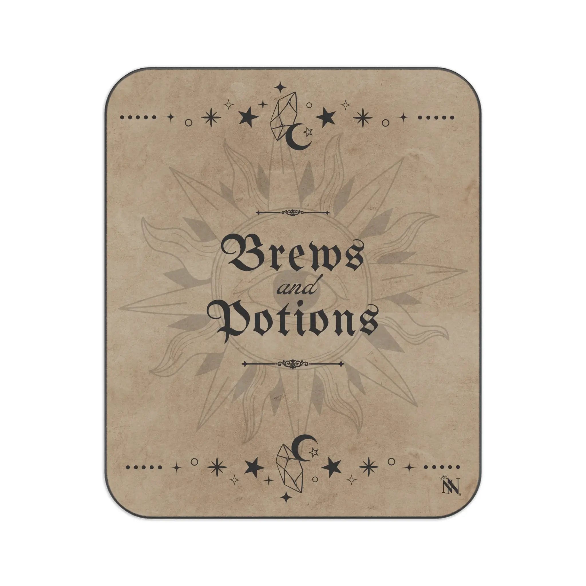 Brews and Potions | Mix Match Fun-Flirty Lovers’ Water-Resistant Blankets