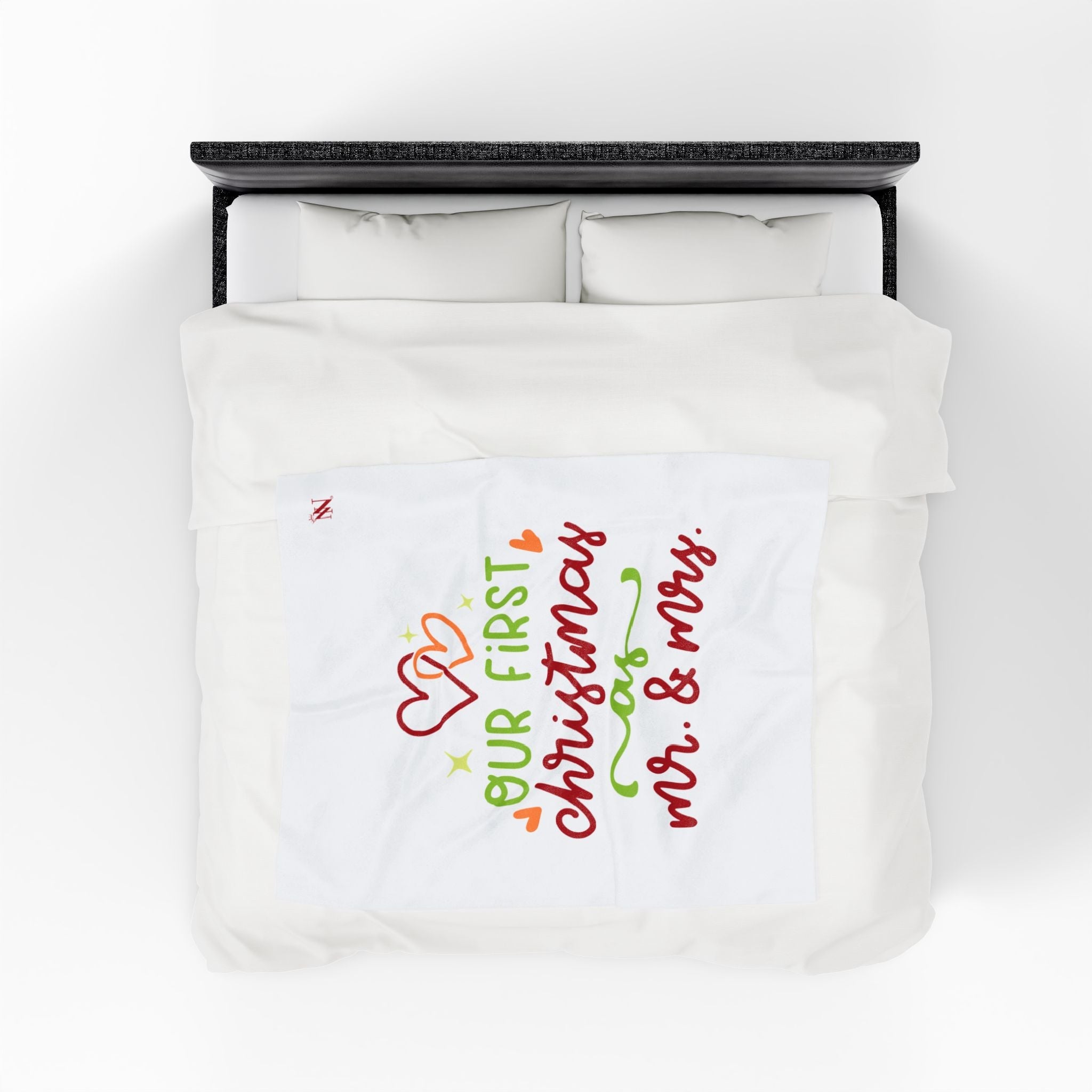 Our First Christmas as Mr. & Mrs. | Mix & Match Fun-Flirty Lovers’ Blankets