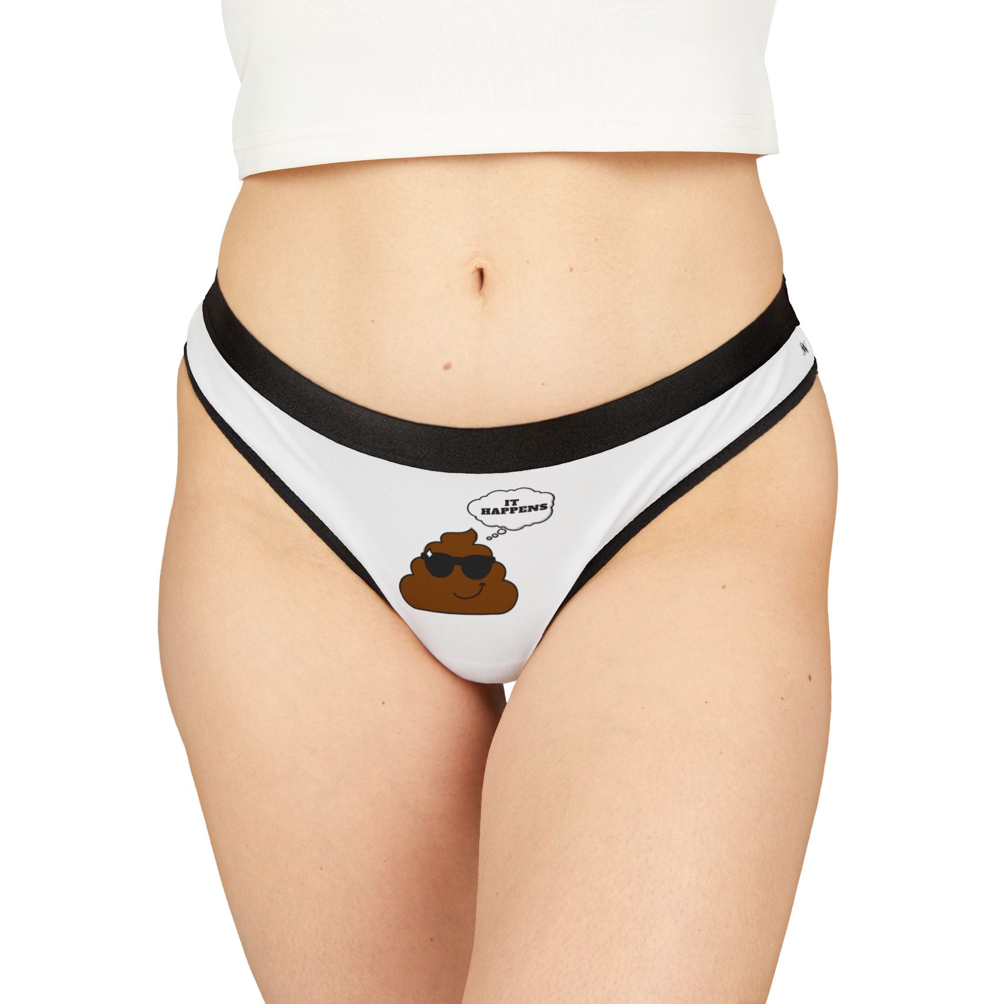 Poo! It Happens | Mix & Match Women’s Fun-Flirty Lovers’ Thongs