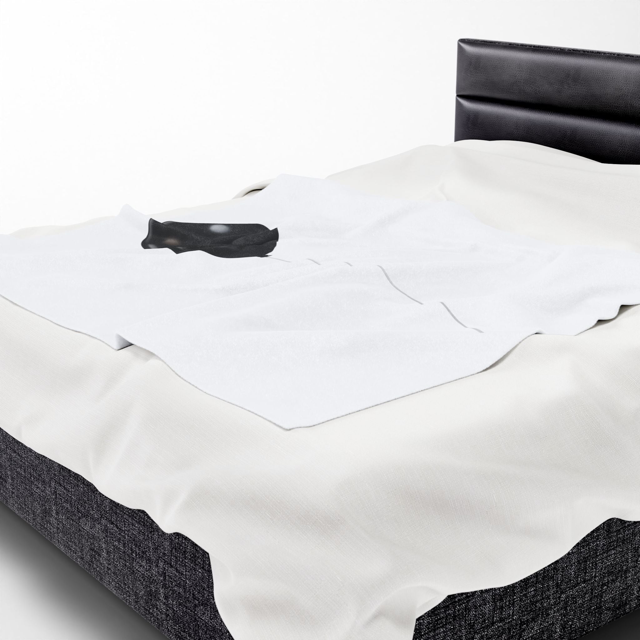 Single Black Party Balloon | Mix & Match Velveteen Fun-Flirty Lovers’ Blankets