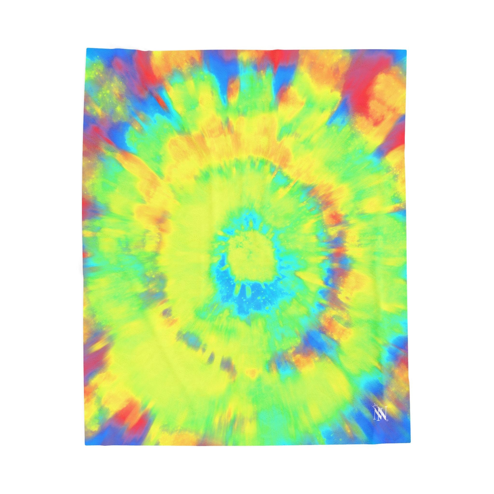 Bright Tie Dye | Mix & Match Velveteen Fun-Flirty Lovers’ Blankets