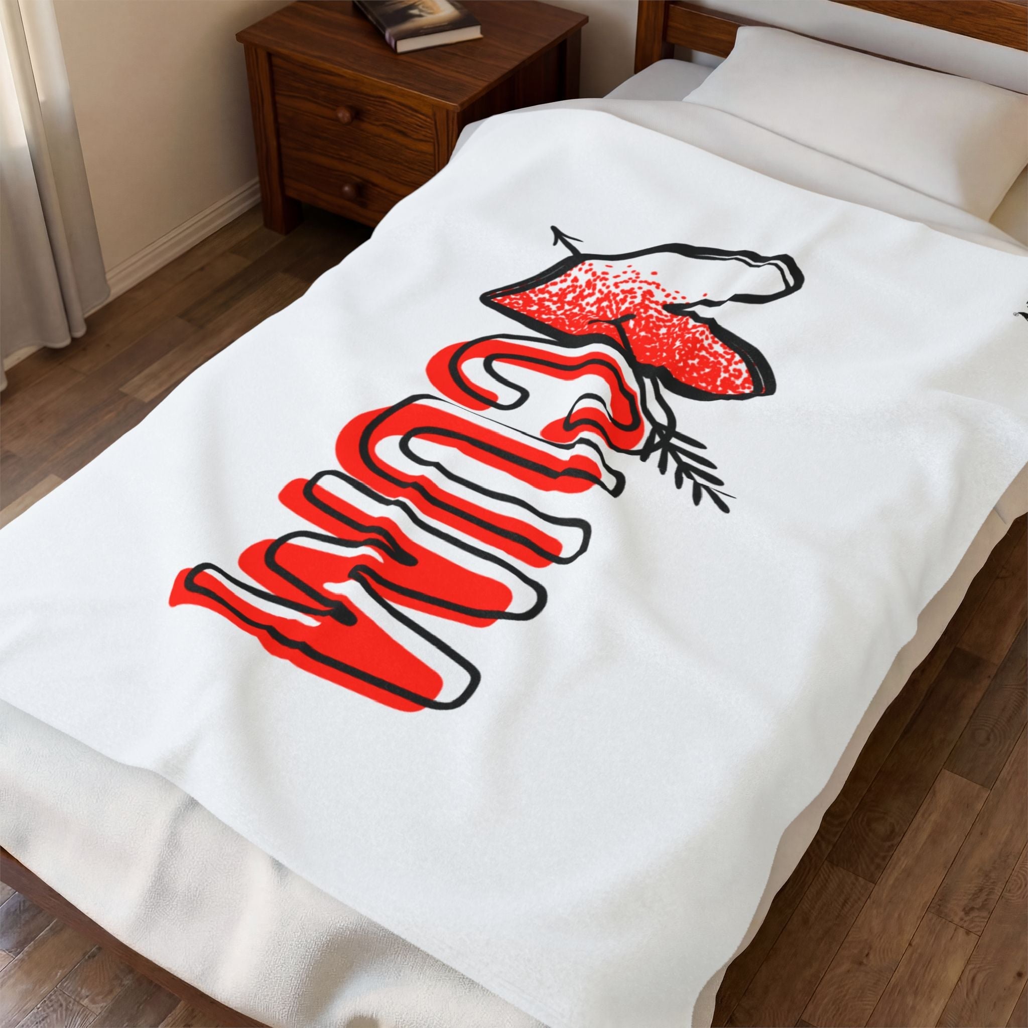 Heart Arrow Cum Romantic Lovers Gifts Blanket