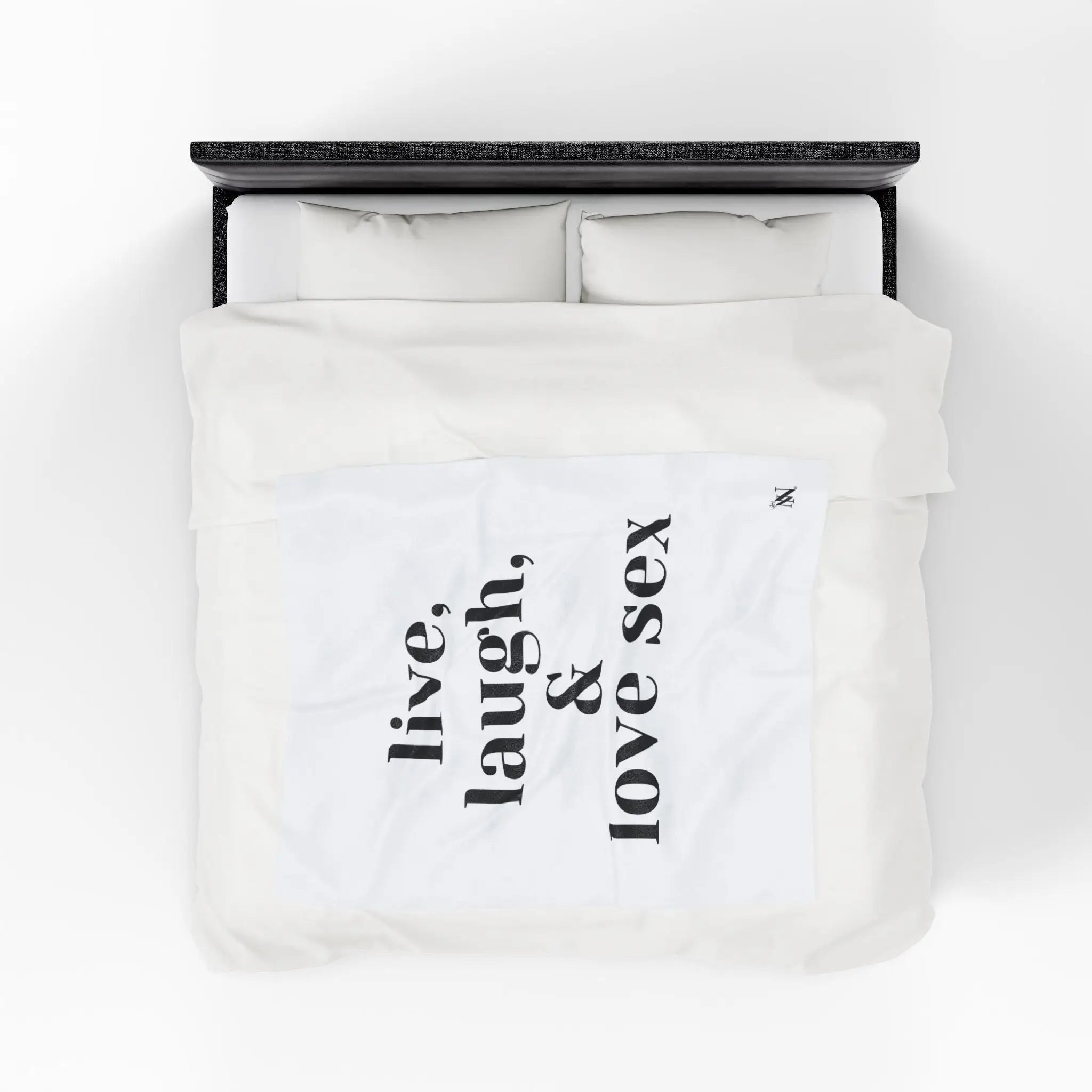 Live Laugh & Love Sex | Mix & Match Fun-Flirty Lovers’ Blankets