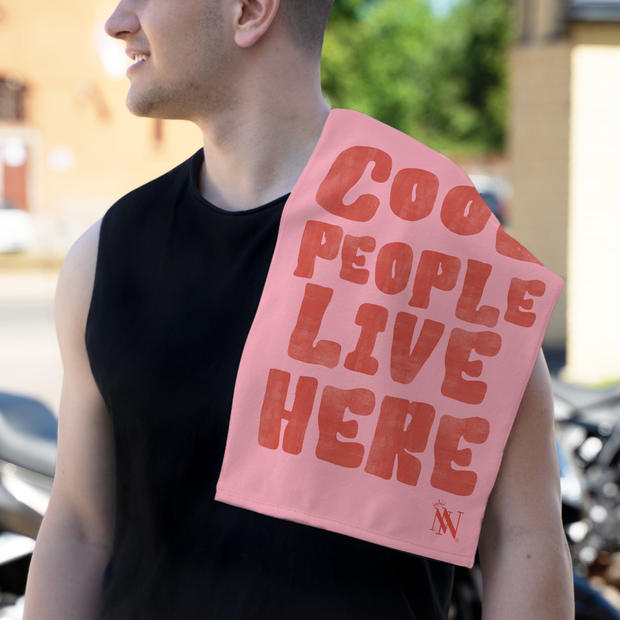 Cool People Live Here | Mix & Match Soft Fun-Flirty Lovers’ Towels