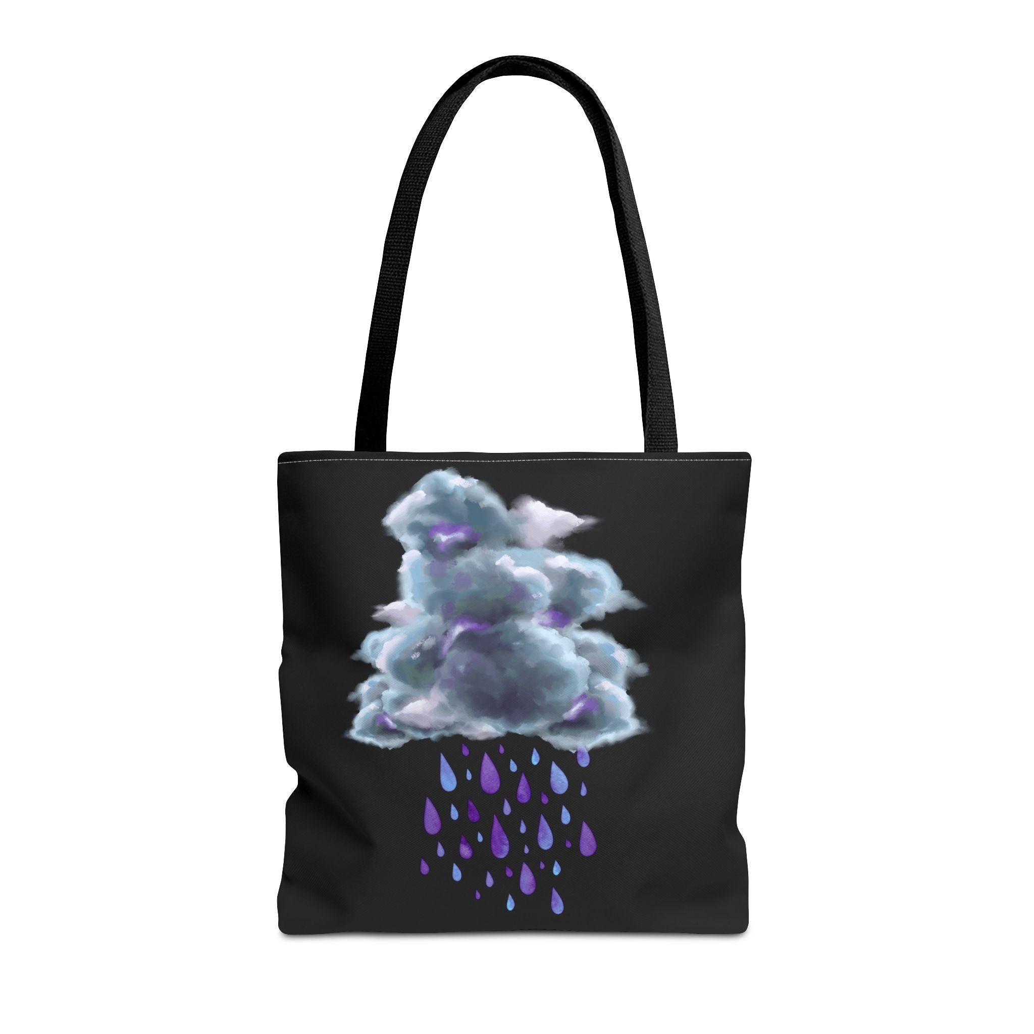 Purple Rain Cloud Tote Bag
