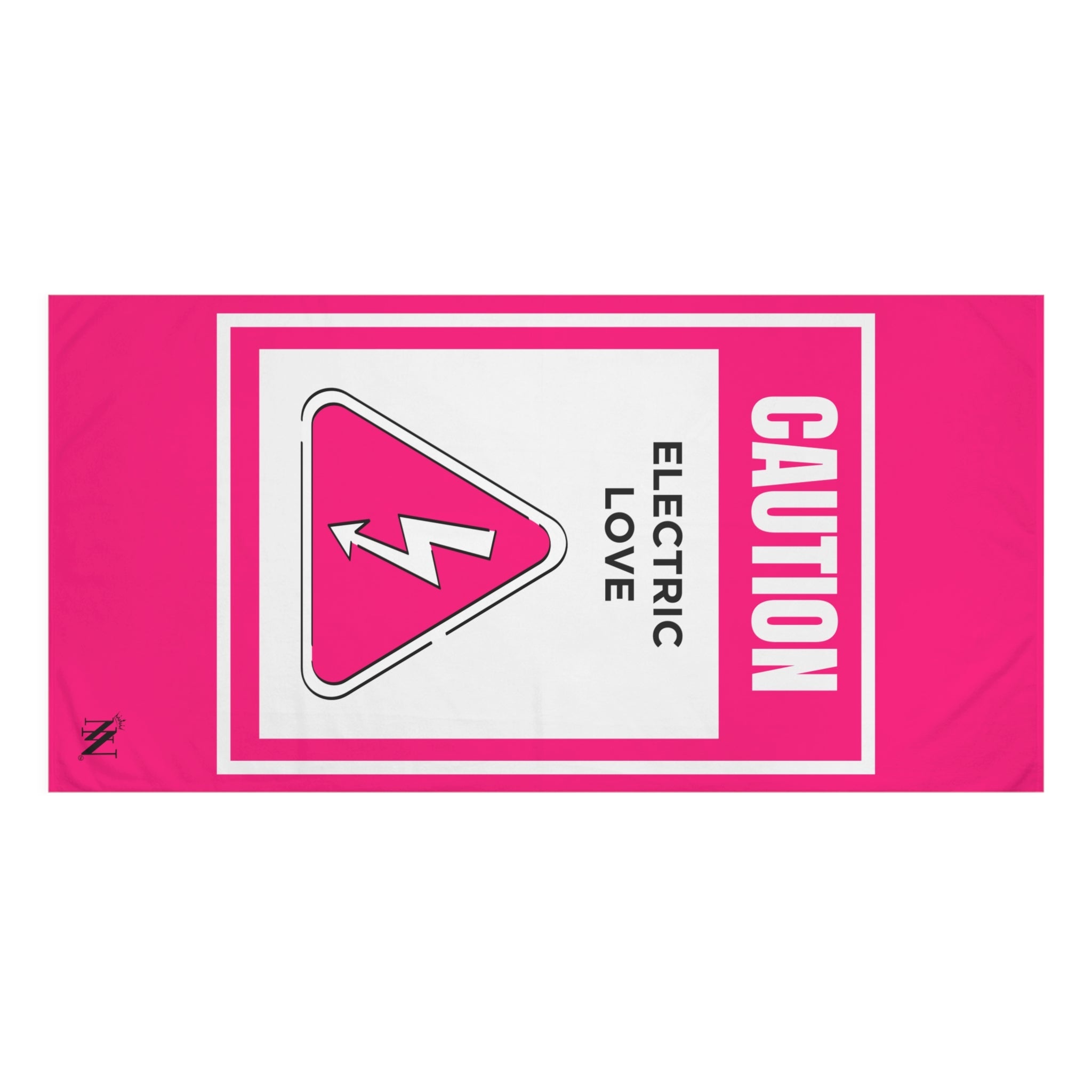Caution Electric Love Big Ass Sex Towel