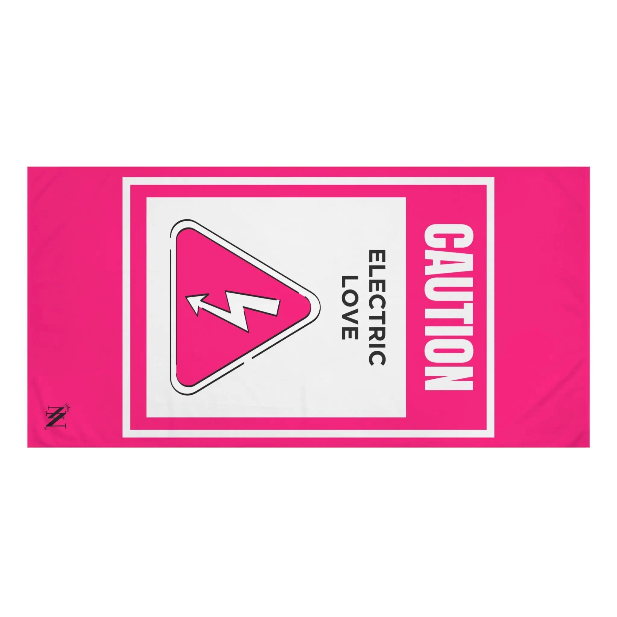 Caution Electric Love Big Ass Sex Towel