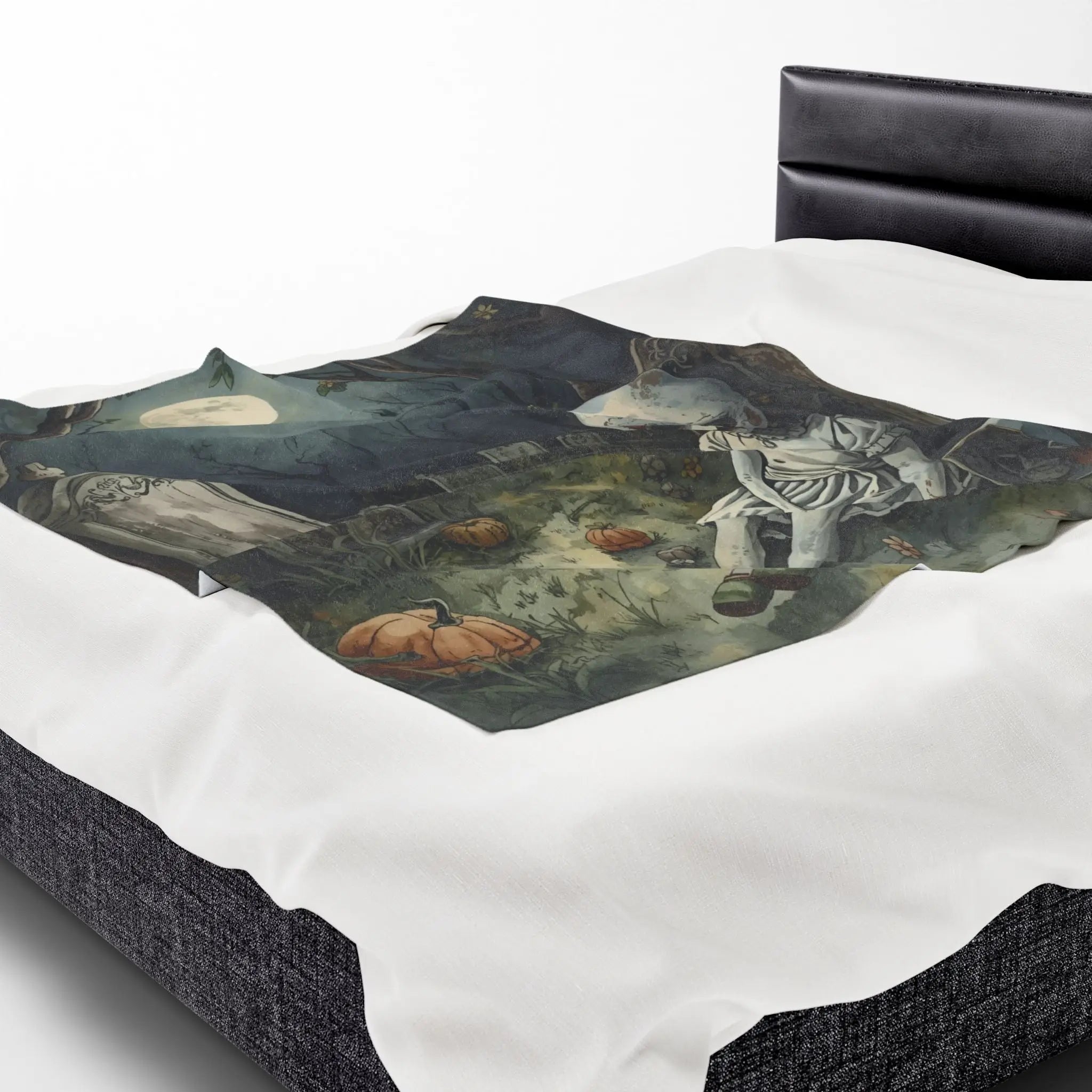 Cemetary Love | Mix & Match Velveteen Fun-Flirty Lovers’ Blankets