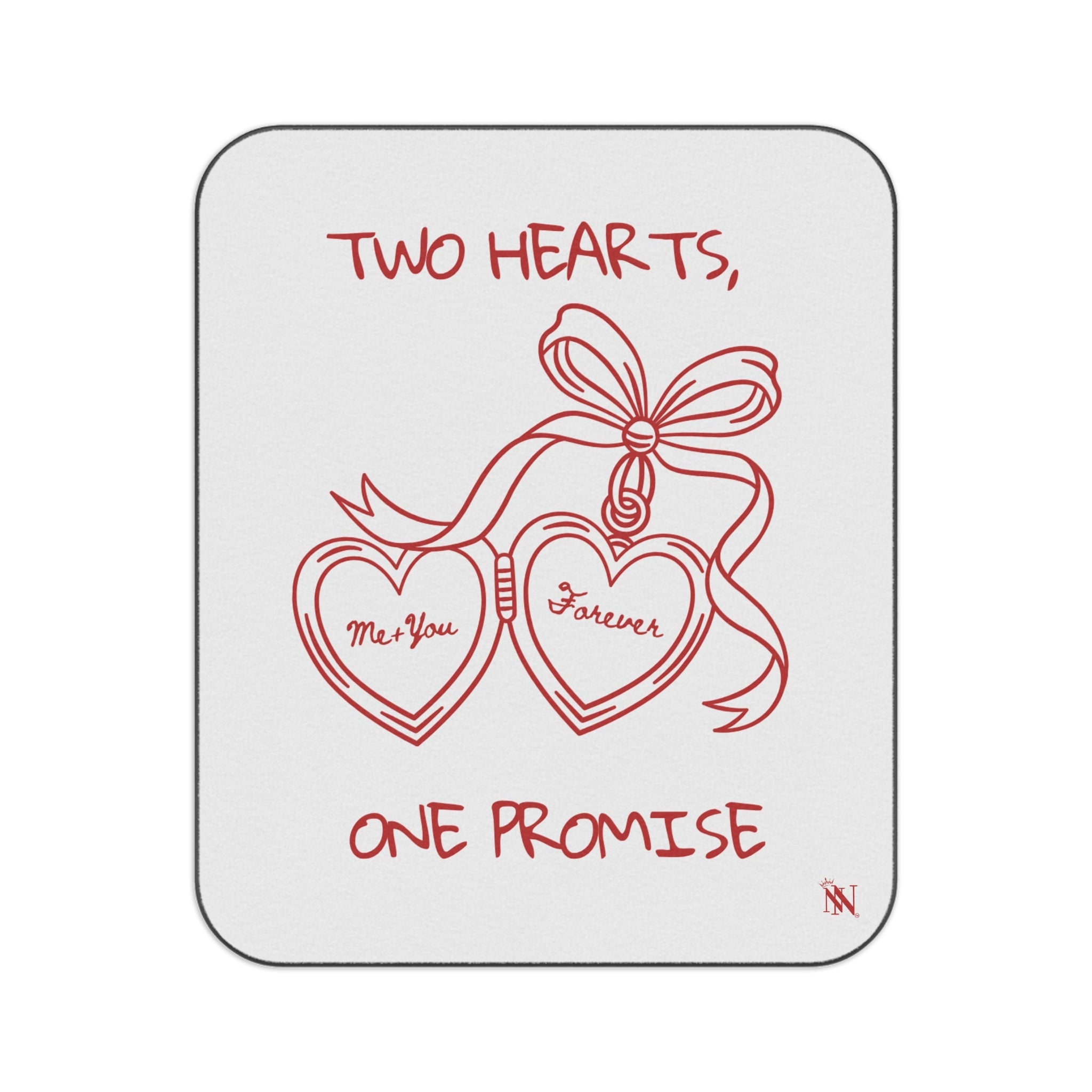 Two Hearts One Promise Sex Blanket