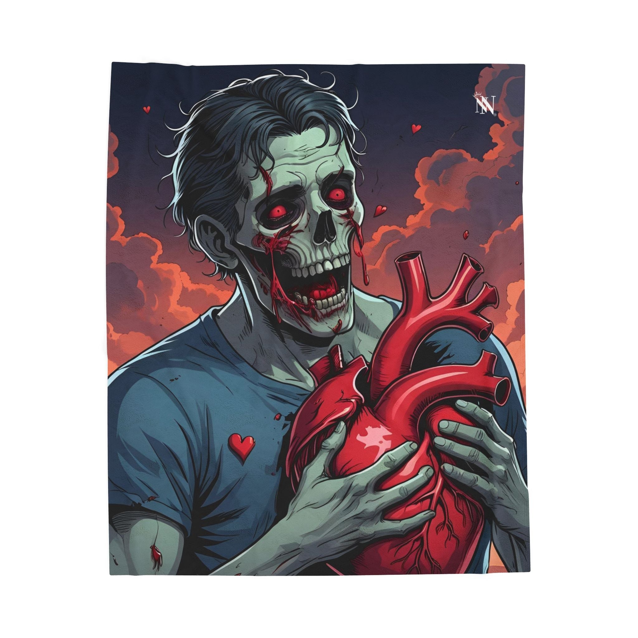Have My Zombie Heart | Mix & Match Soft Fun-Flirty Lovers’ Blankets