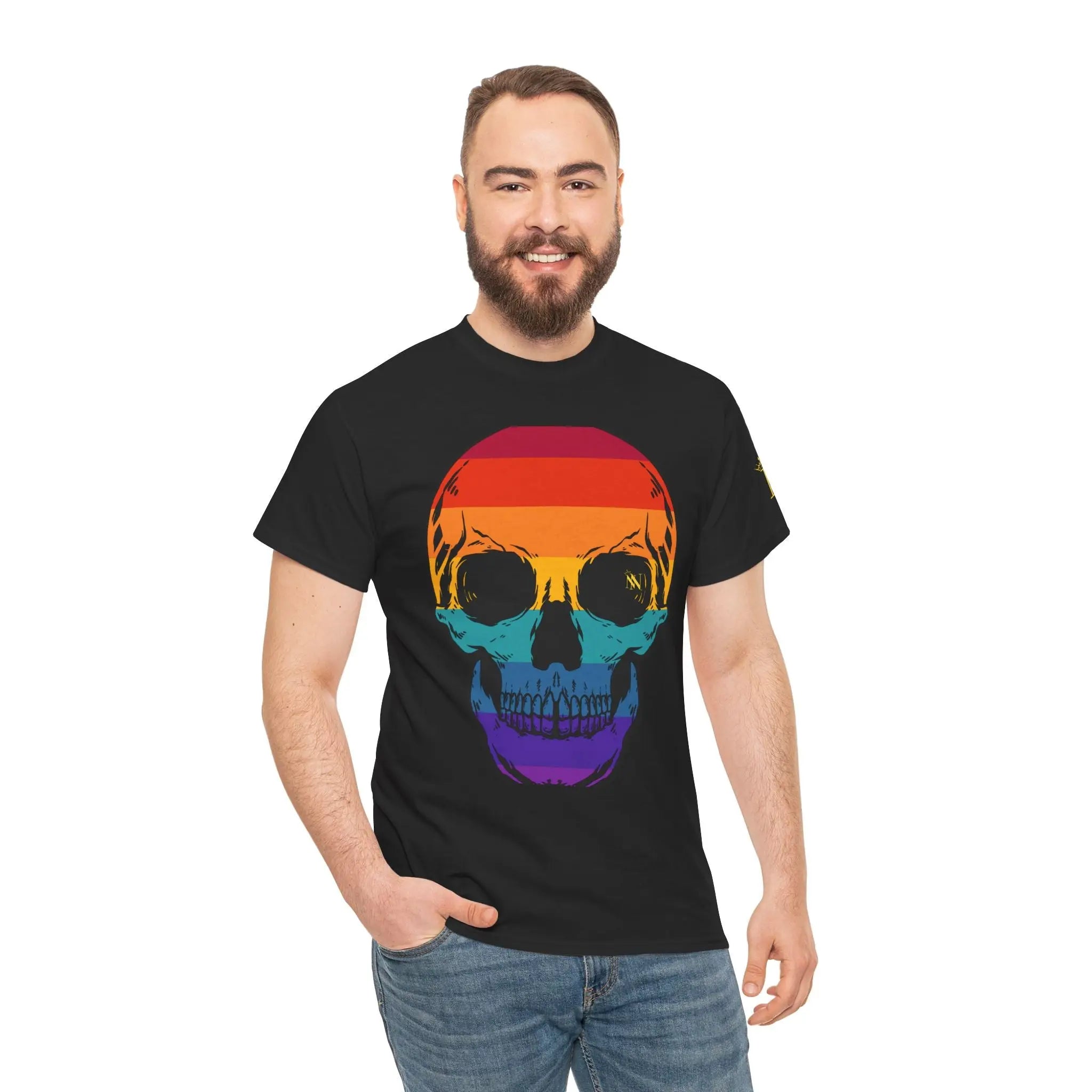 Colorful Skull | Mix & Match 100% Cotton Unisex Fun-Flirty Lovers’ Tees