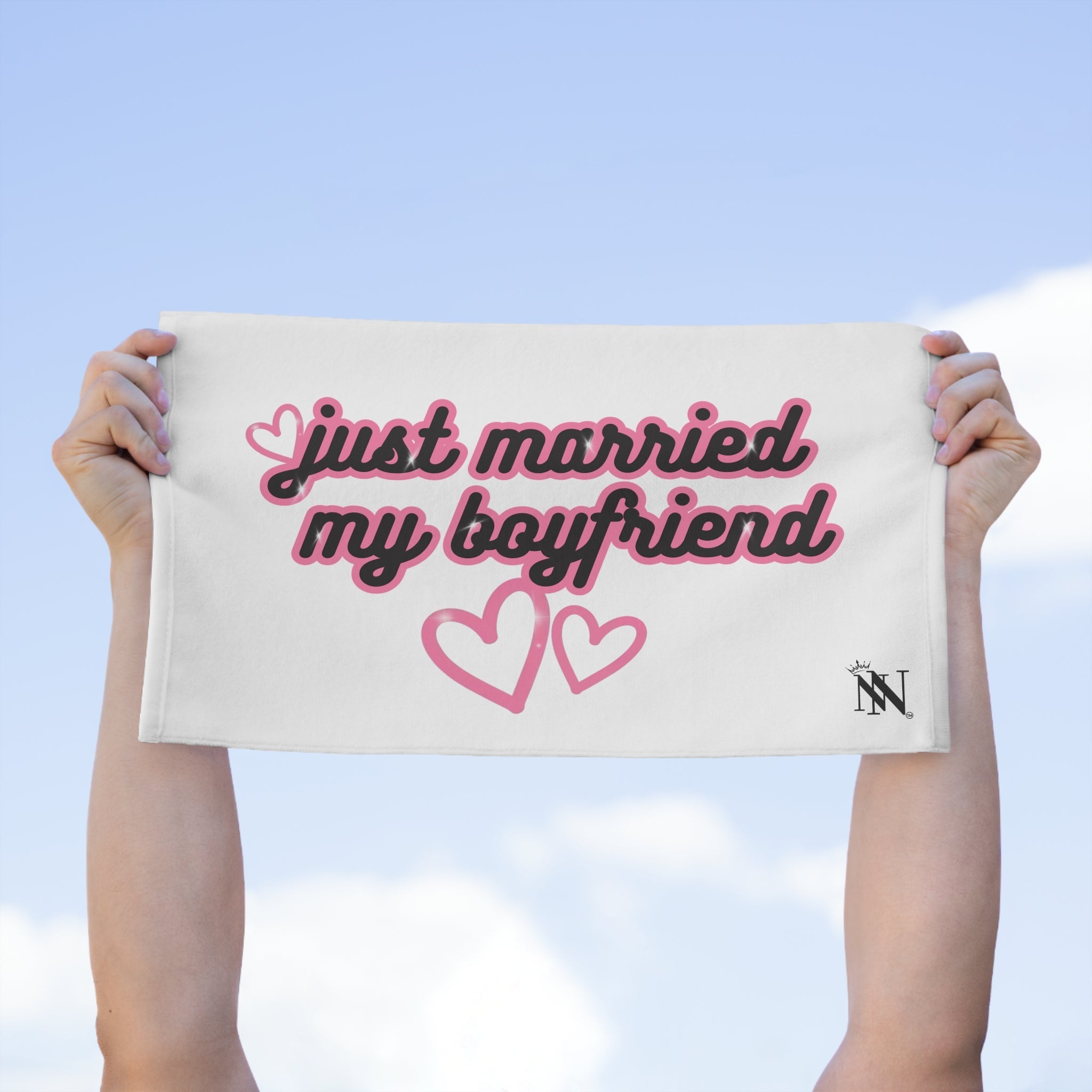 Just Married My Boyfriend | Mix & Match Soft Fun-Flirty Lovers’ Towels