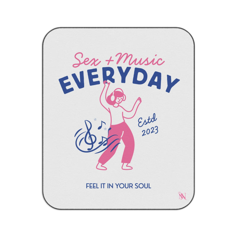 Sex + Music Everyday | Mix Match Fun-Flirty Lovers’ Water-Resistant Blankets