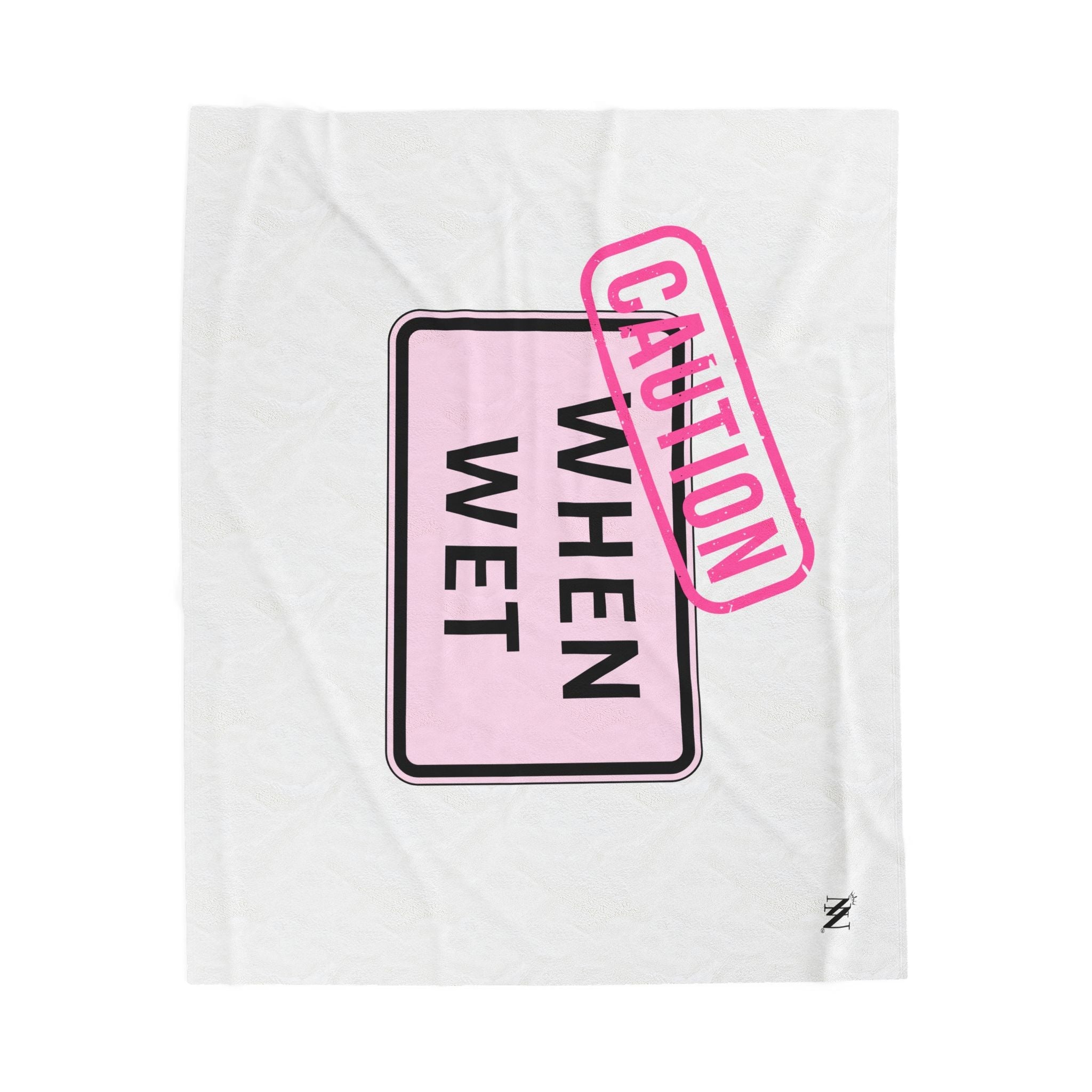 Caution When Wet | Mix & Match Fun-Flirty Lovers’ Blankets