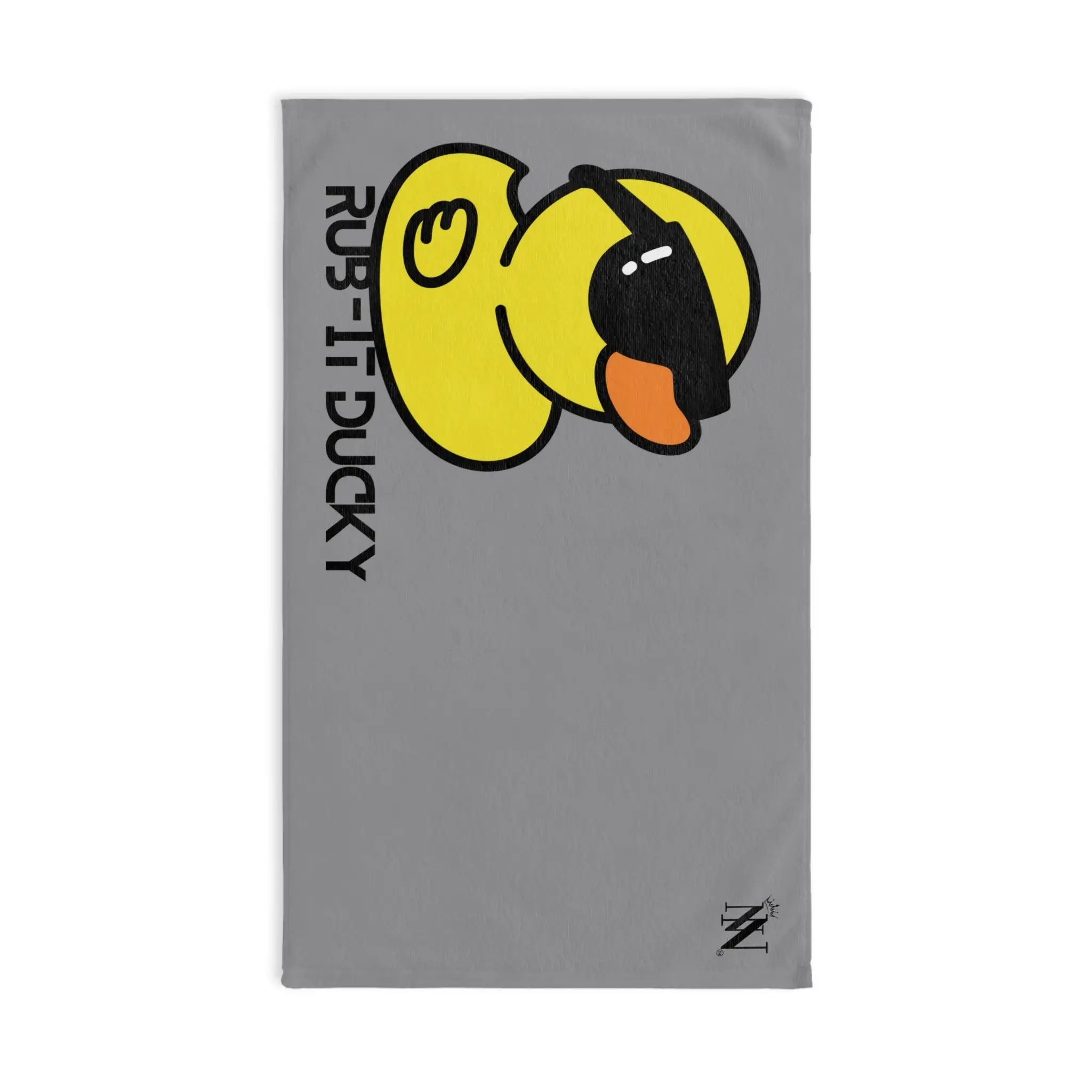 Rub-it Ducky Grey | Mix & Match Original Fun-Flirty Lovers’ Towels