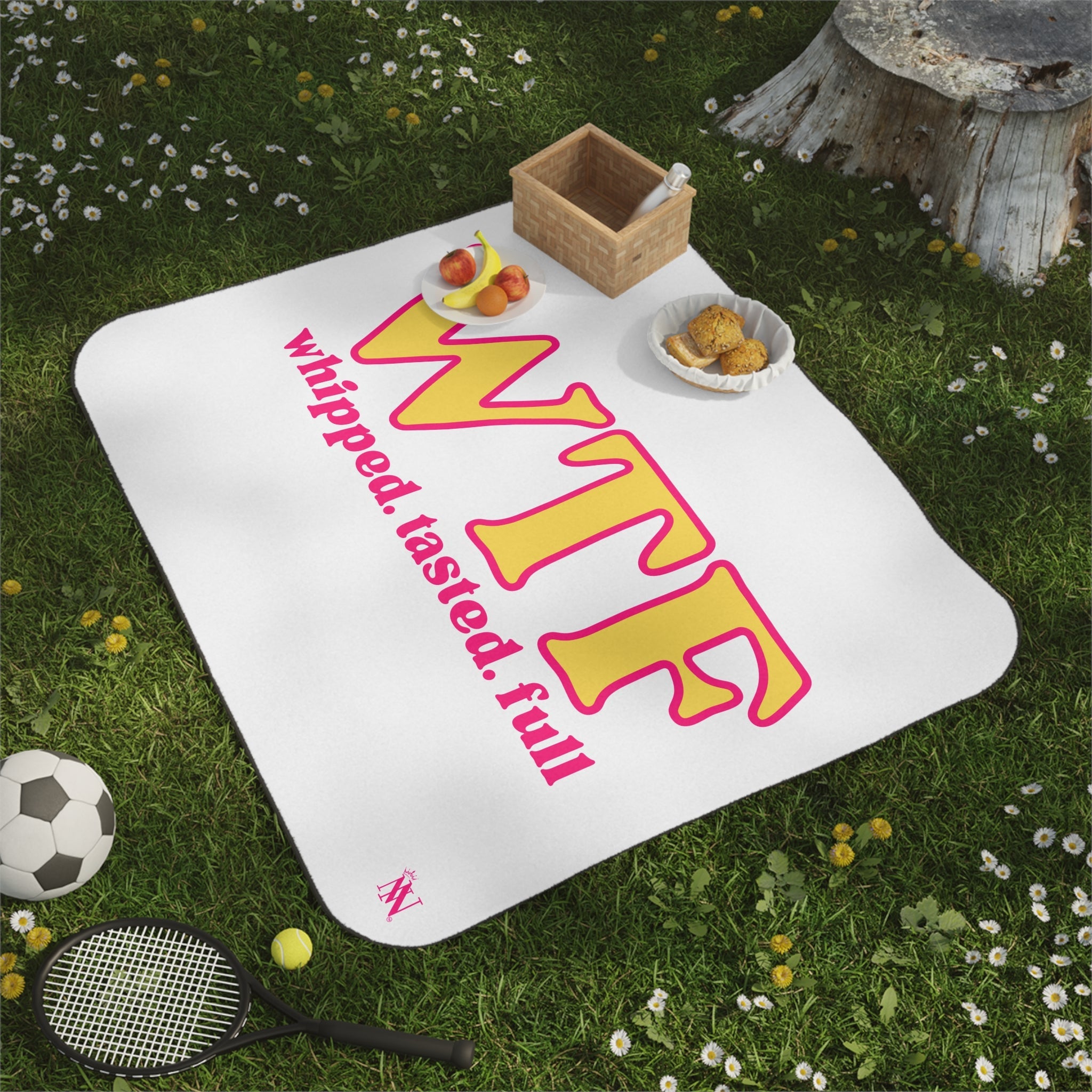 WTF Whipped Tasted Full | Mix Match Fun-Flirty Lovers’ Water-Resistant Blankets