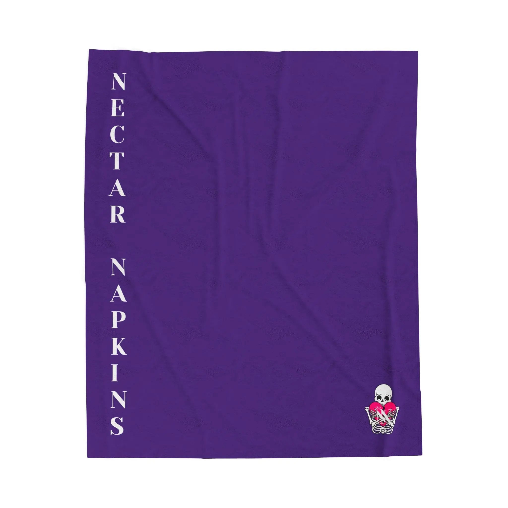 Nectar Napkins Brand Purple Love Blanket