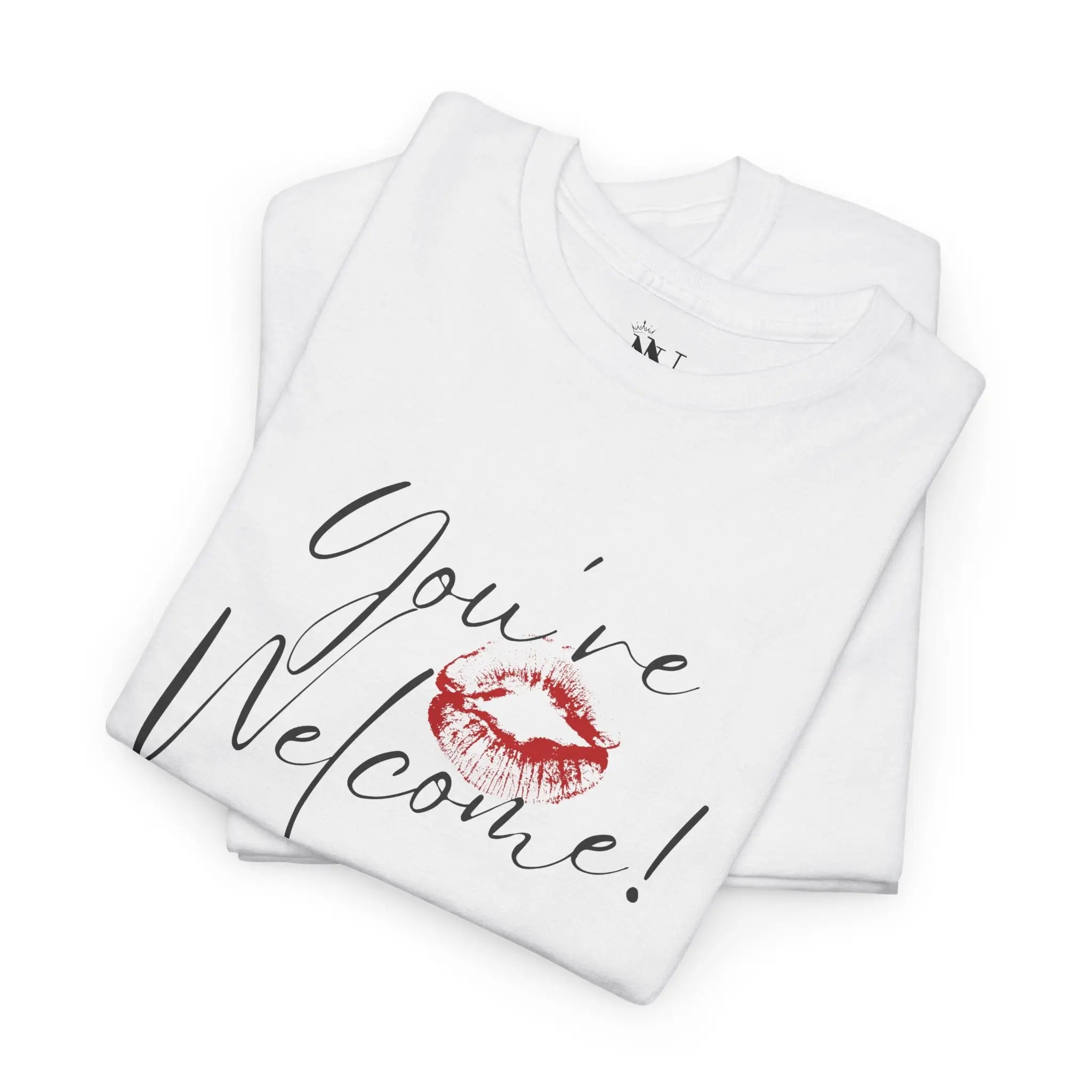 You’re Welcome! with a Kiss Romantic Couples Sex Gifts for Her T-Shirt