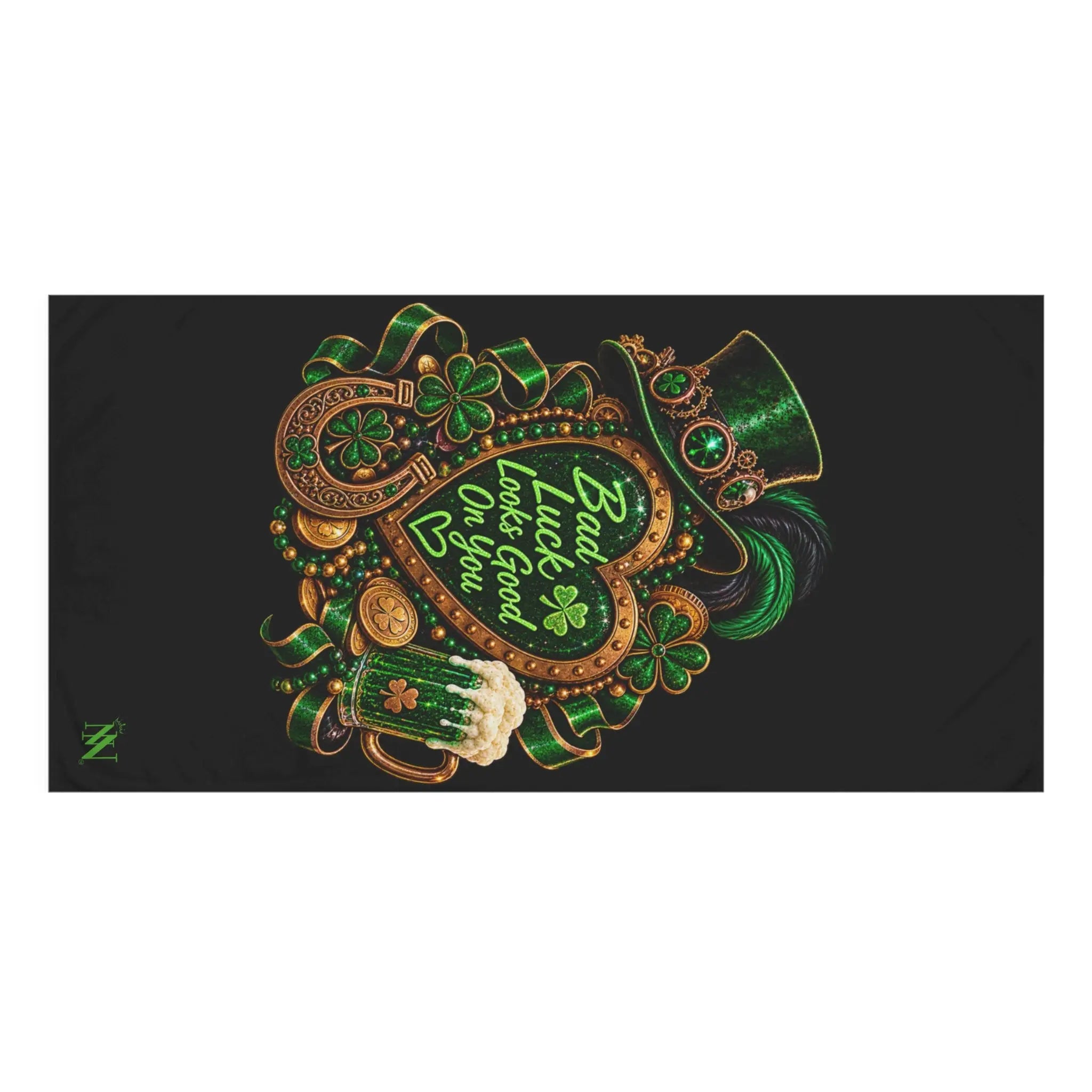 Bad Luck Looks Good on You Irish XL Sex Towel