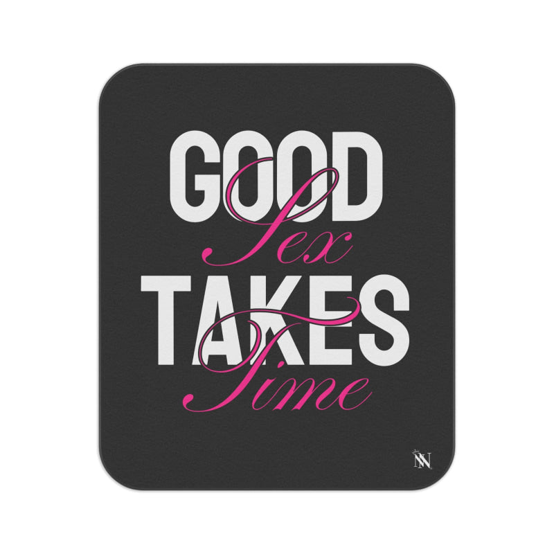 Good Sex Takes Time | Mix Match Fun-Flirty Lovers’ Water-Resistant Blankets