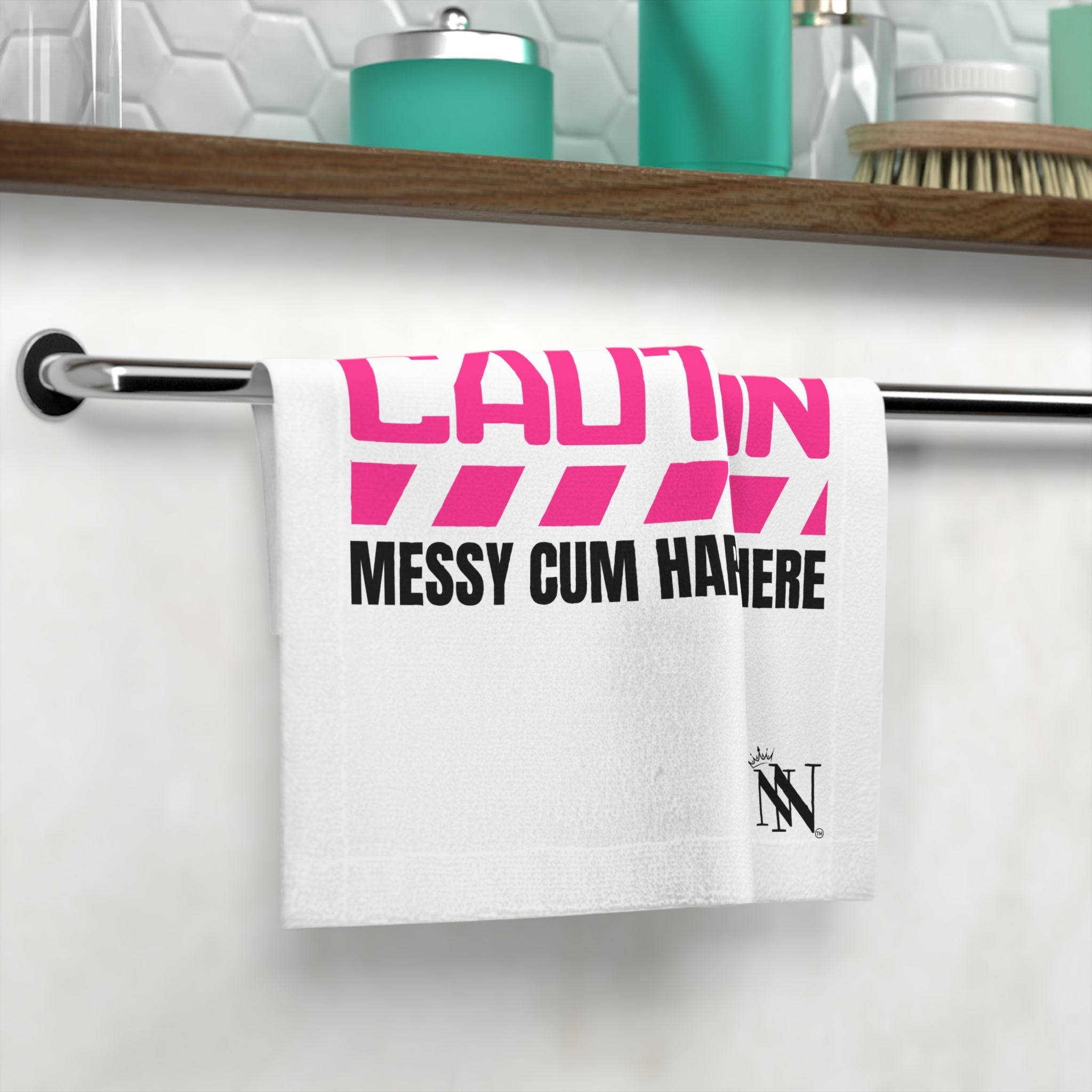 Caution: Messy Cum Happens Here | Mix & Match Lils’ Fun-Flirty Lovers’ Towels