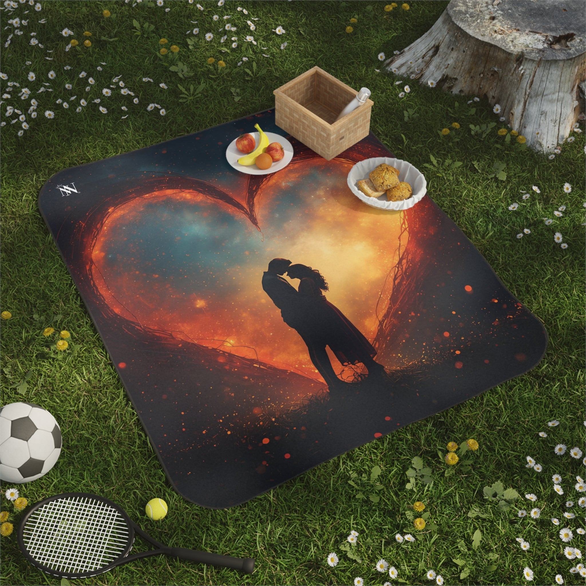 You Are My Universe Graphic | Mix Match Fun-Flirty Lovers’ Water-Resistant Blankets