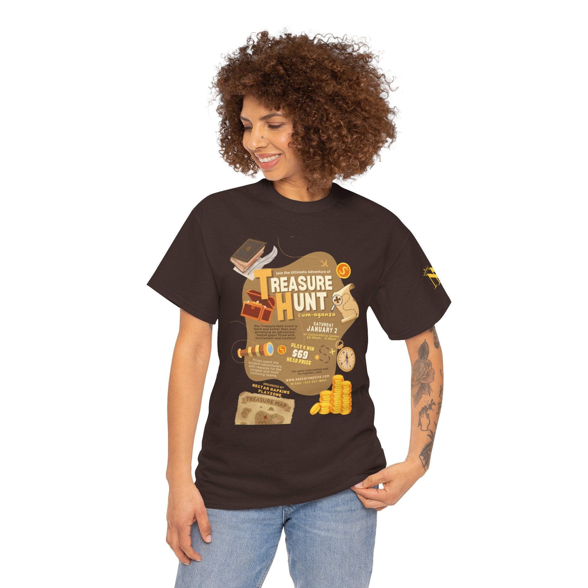 Treasure Hunt | Mix & Match 100% Cotton Unisex Fun-Flirty Lovers’ Tees