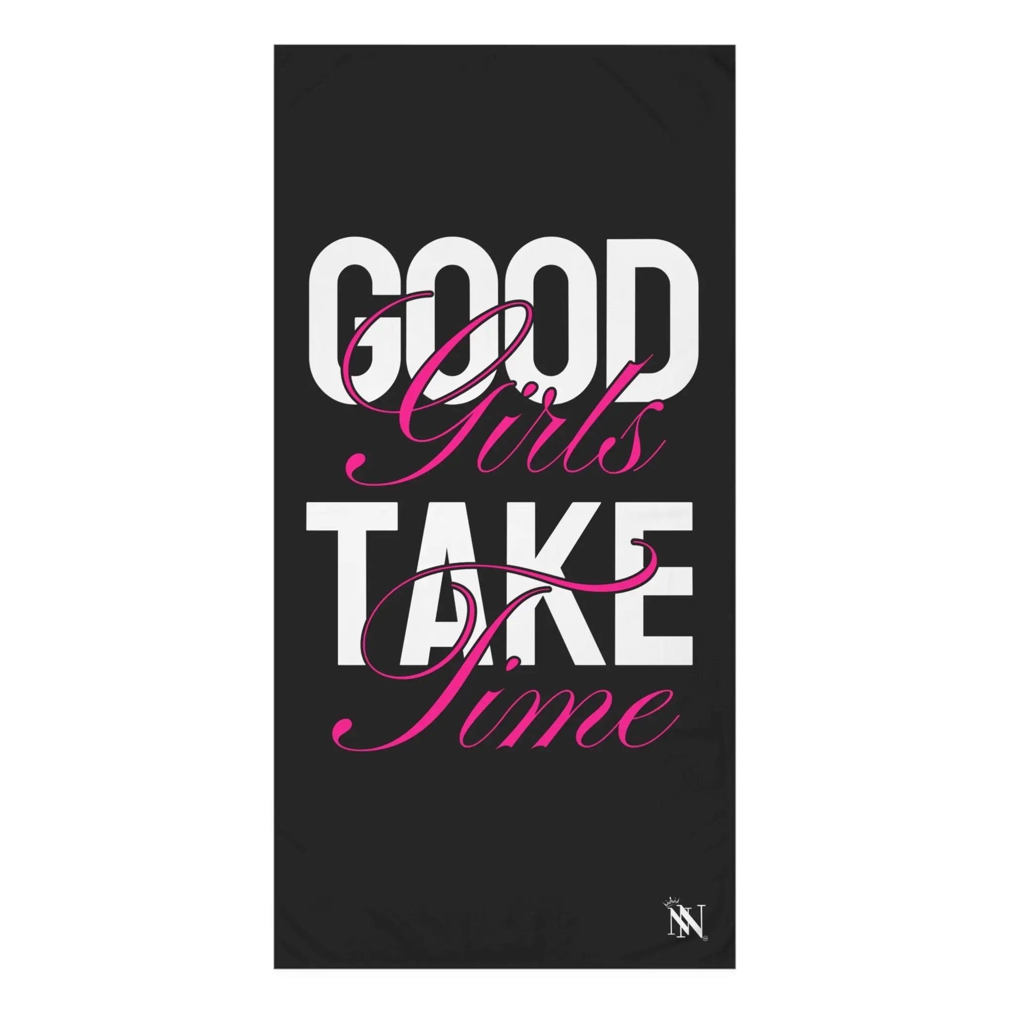 Good Girls Take Time | Mix & Match XL Fun-Flirty Lovers’ Towels