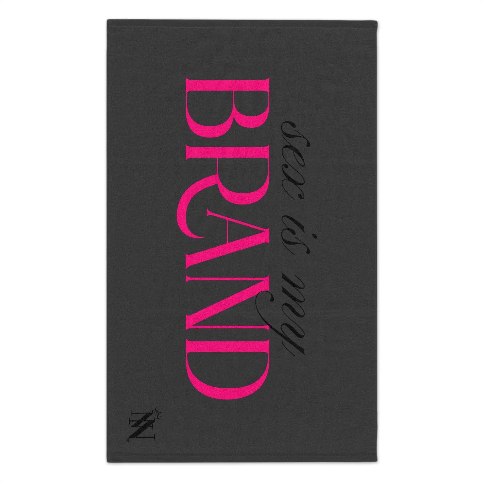 Sex Is My Brand Dark Grey | Mix & Match Soft Fun-Flirty Lovers’ Towels