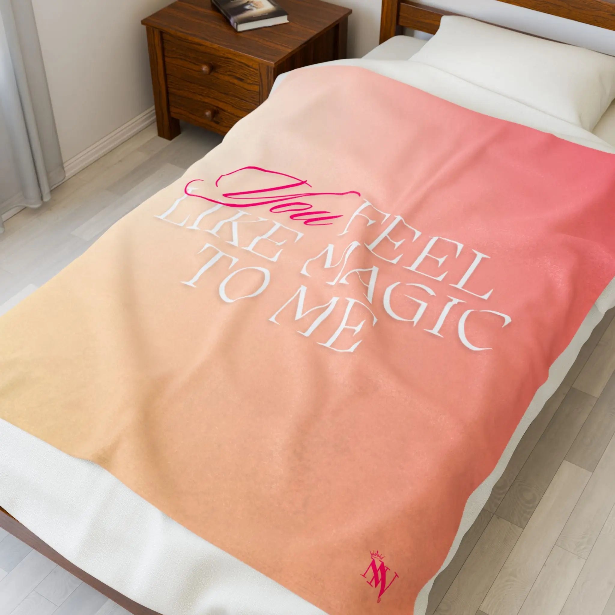 You Feel Like Magic to Me Lovers’ Silky Soft Blanket