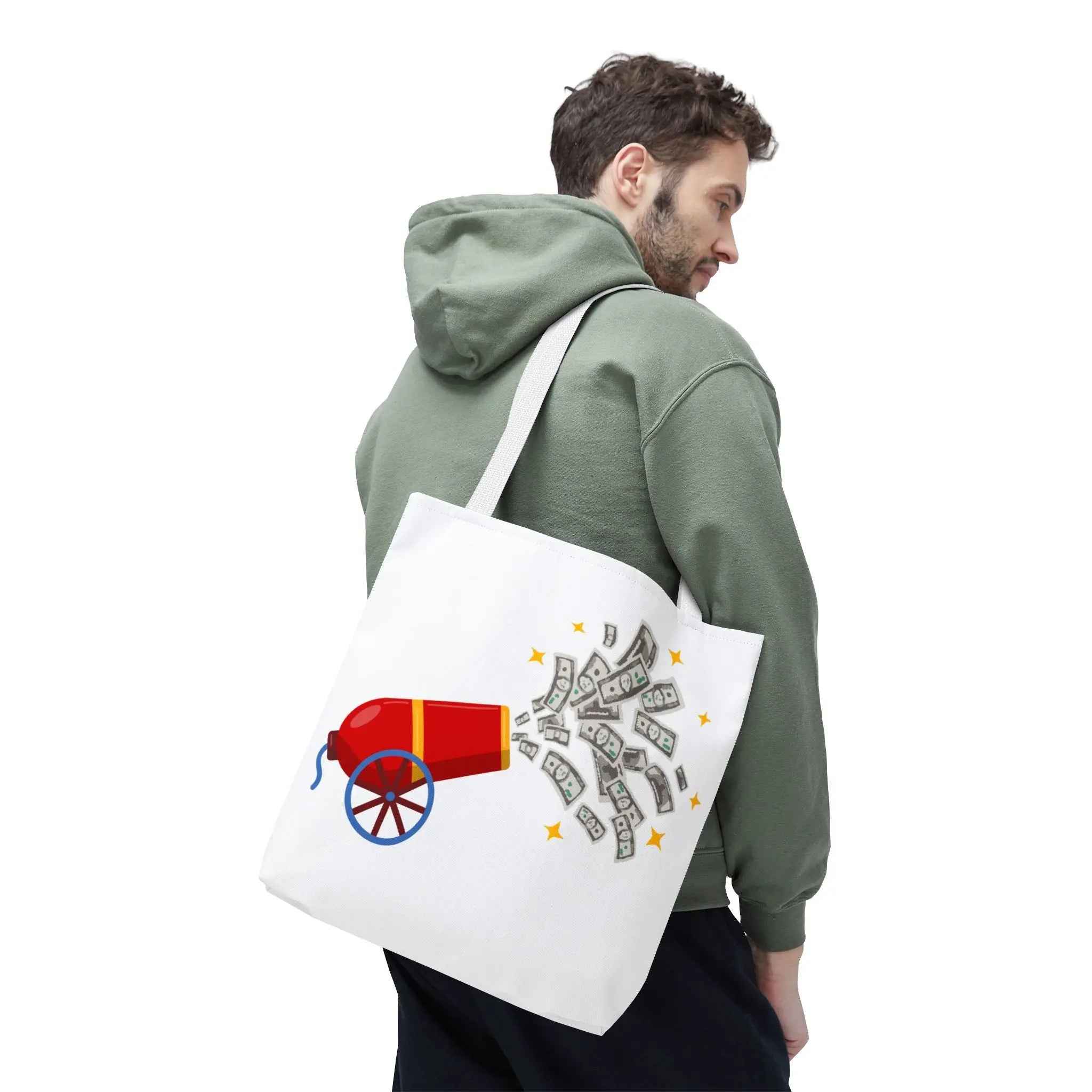 Money Shot Cannon Emoji | Mix & Match Fun-Flirty Lovers’ Totes