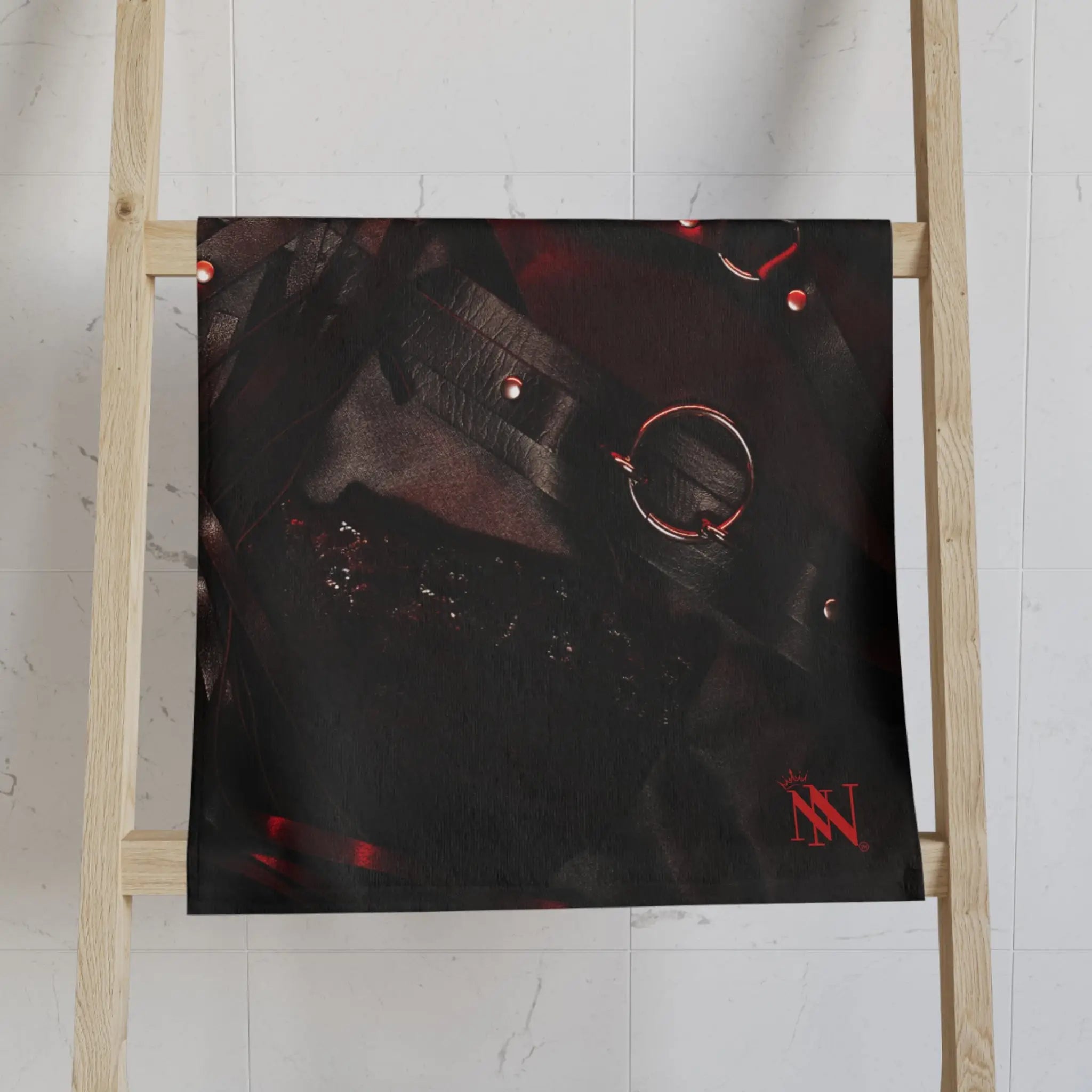 Bondage Chassis Cuffs BDSM Print Cum Towel