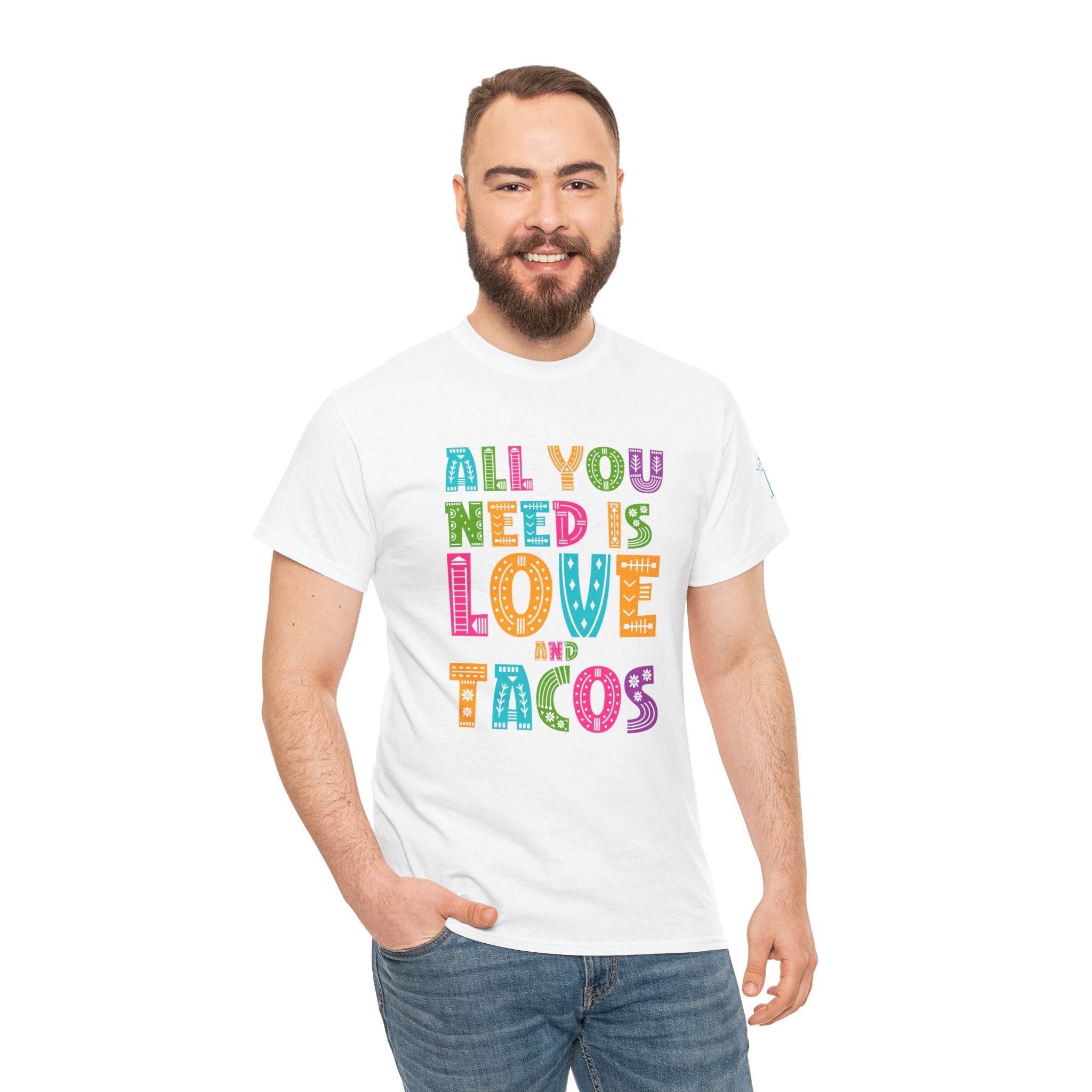 All You Need Is Love & Tacos | Mix & Match 100% Cotton Unisex Fun-Flirty Lovers’ Tees