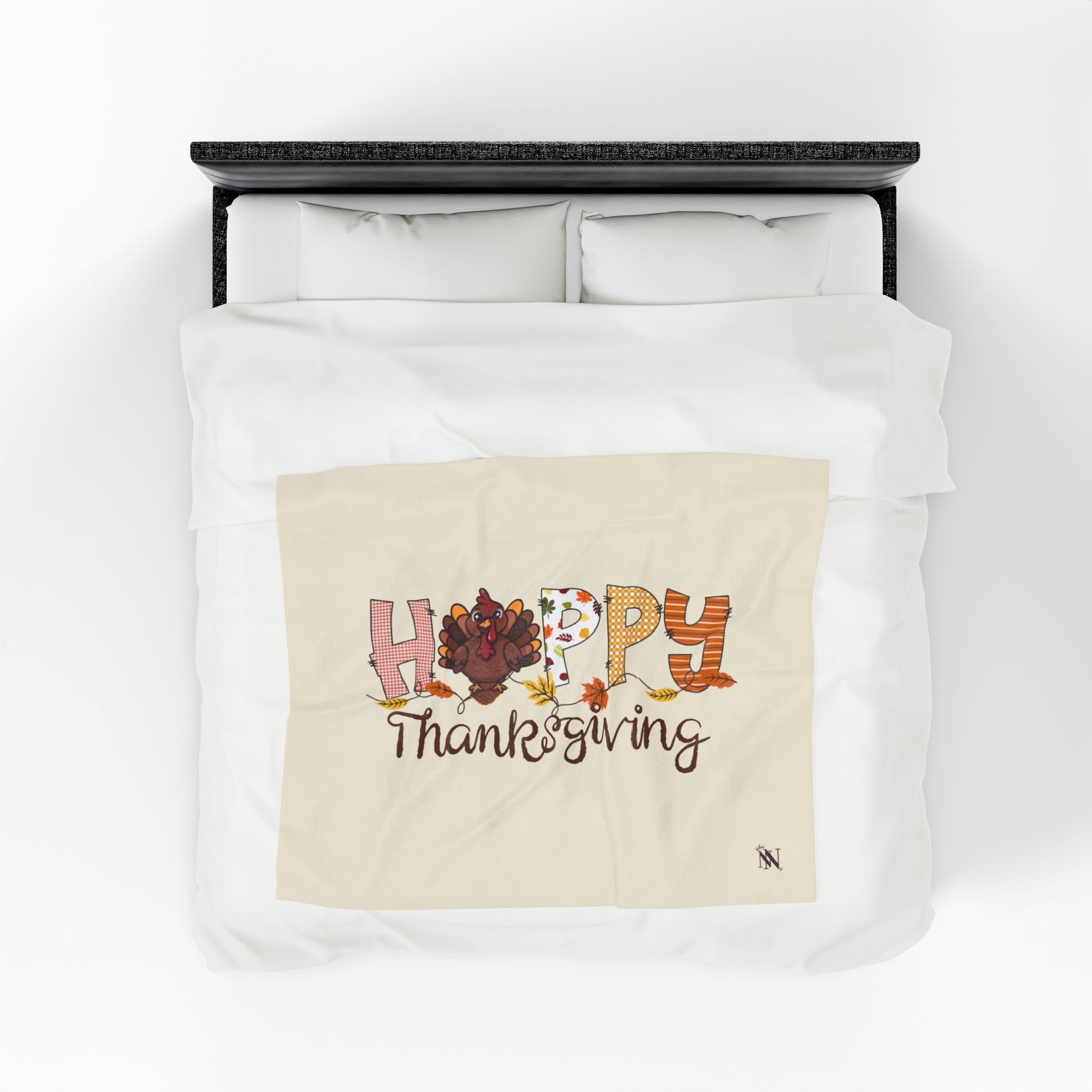 Cute Happy Thanksgiving | Mix & Match Velveteen Fun-Flirty Lovers’ Blankets